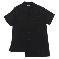 Yohji Yamamoto Yohji Yamamoto POUR HOMME Asymmetric Shirt Blouse Size US L / EU 52-54 / 3 - 1 Thumbnail