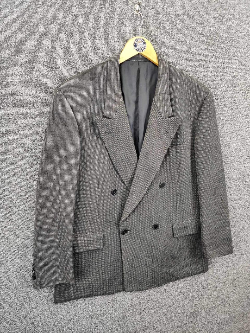 Yves Saint Laurent Yves Saint Laurent Pour Homme Double Breasted Wool Blazer Size US L / EU 52-54 / 3 - 5 Thumbnail