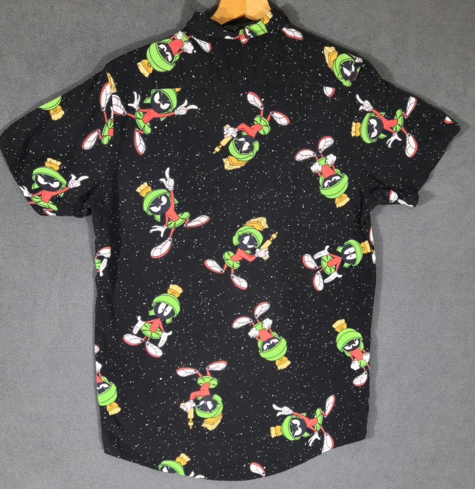 Other Looney Tunes Marvin the Martian Button Up Shirt Black M #2 Size US M / EU 48-50 / 2 - 6 Thumbnail