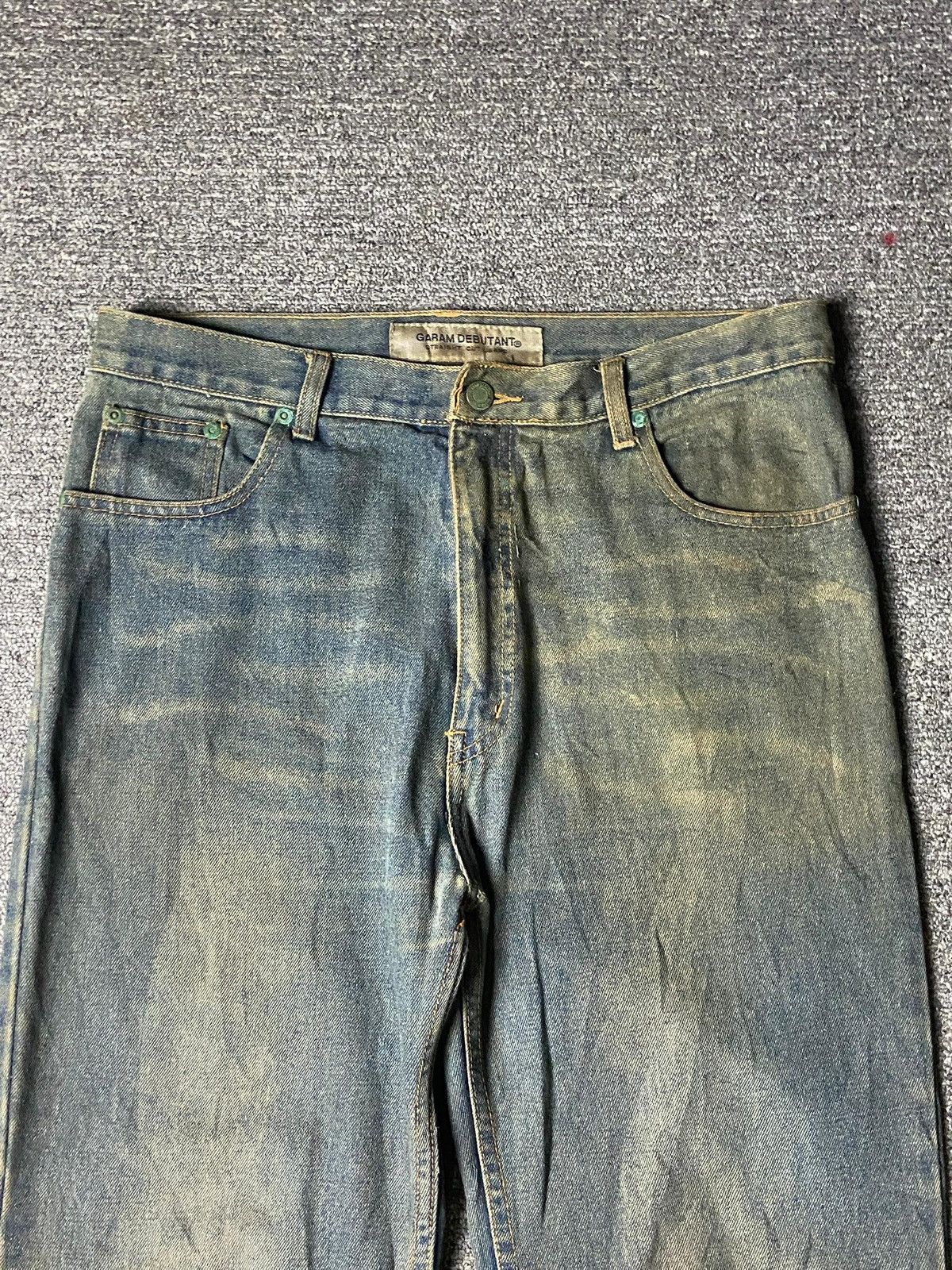 Japanese Brand Vintage GARAM DEBUTANT Straight Cut Jeans (139) Size US 34 / EU 50 - 7 Thumbnail