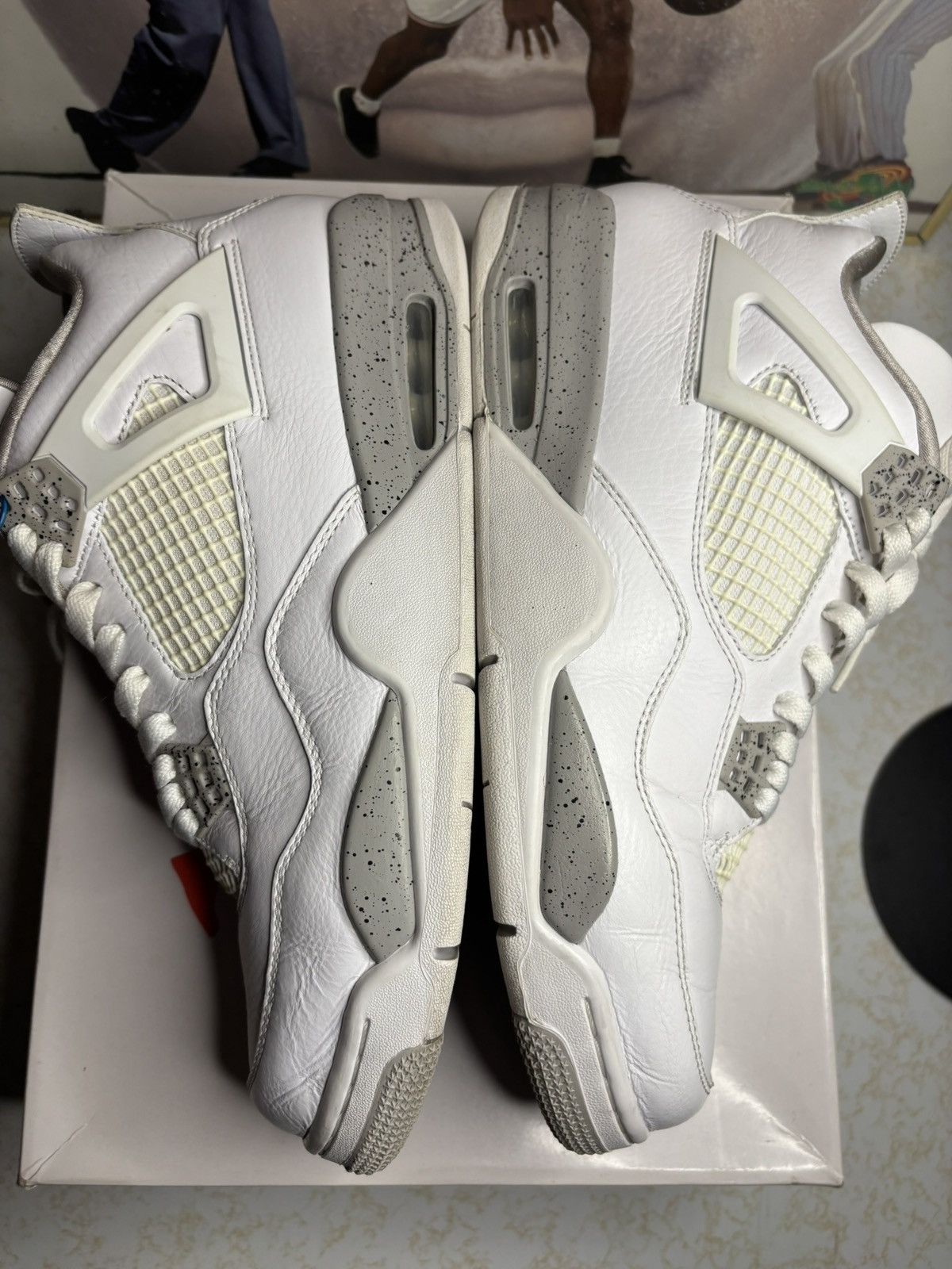 Jordan Brand Jordan Retro 4 ‘white oreo’ Size US 12 / EU 45 - 4 Thumbnail