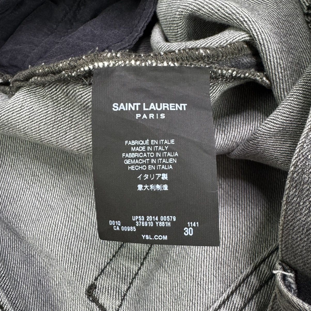 Saint Laurent Paris SAINT LAURENT PARIS SS15 GRAY D02 DENIM Size US 30 / EU 46 - 4 Thumbnail