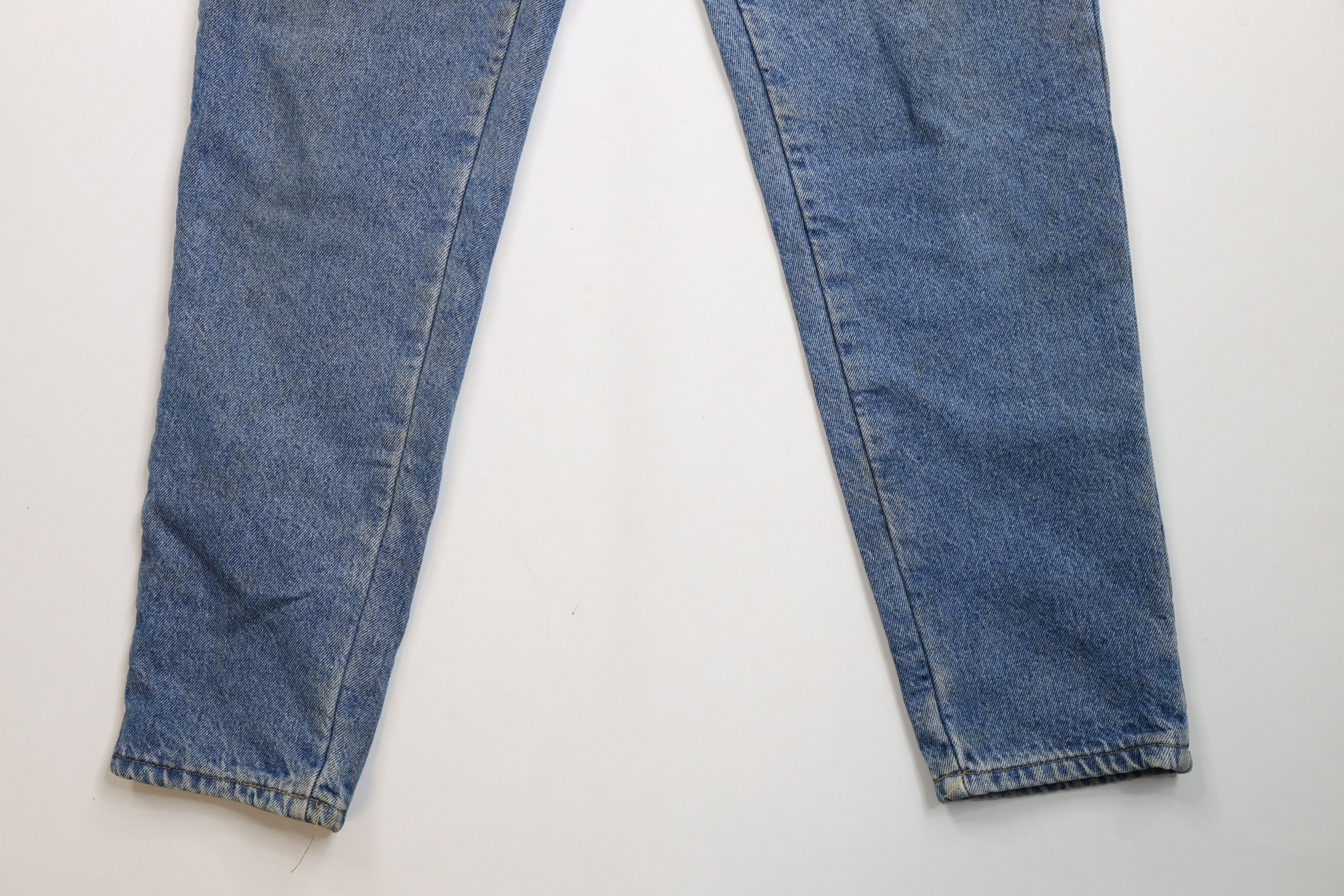 L.L. Bean × Vintage Vintage 90s LL Bean Flannel Lined Tapered Leg Denim Jeans Size 36" / US 14 / IT 50 - 5 Thumbnail