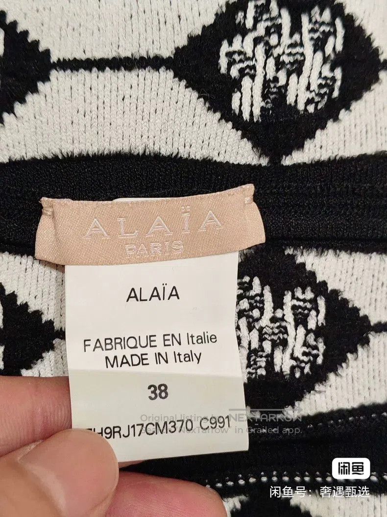 Alaia Alaia Black and white color block sleeveless dress Size XS / US 0-2 / IT 36-38 - 9 Thumbnail