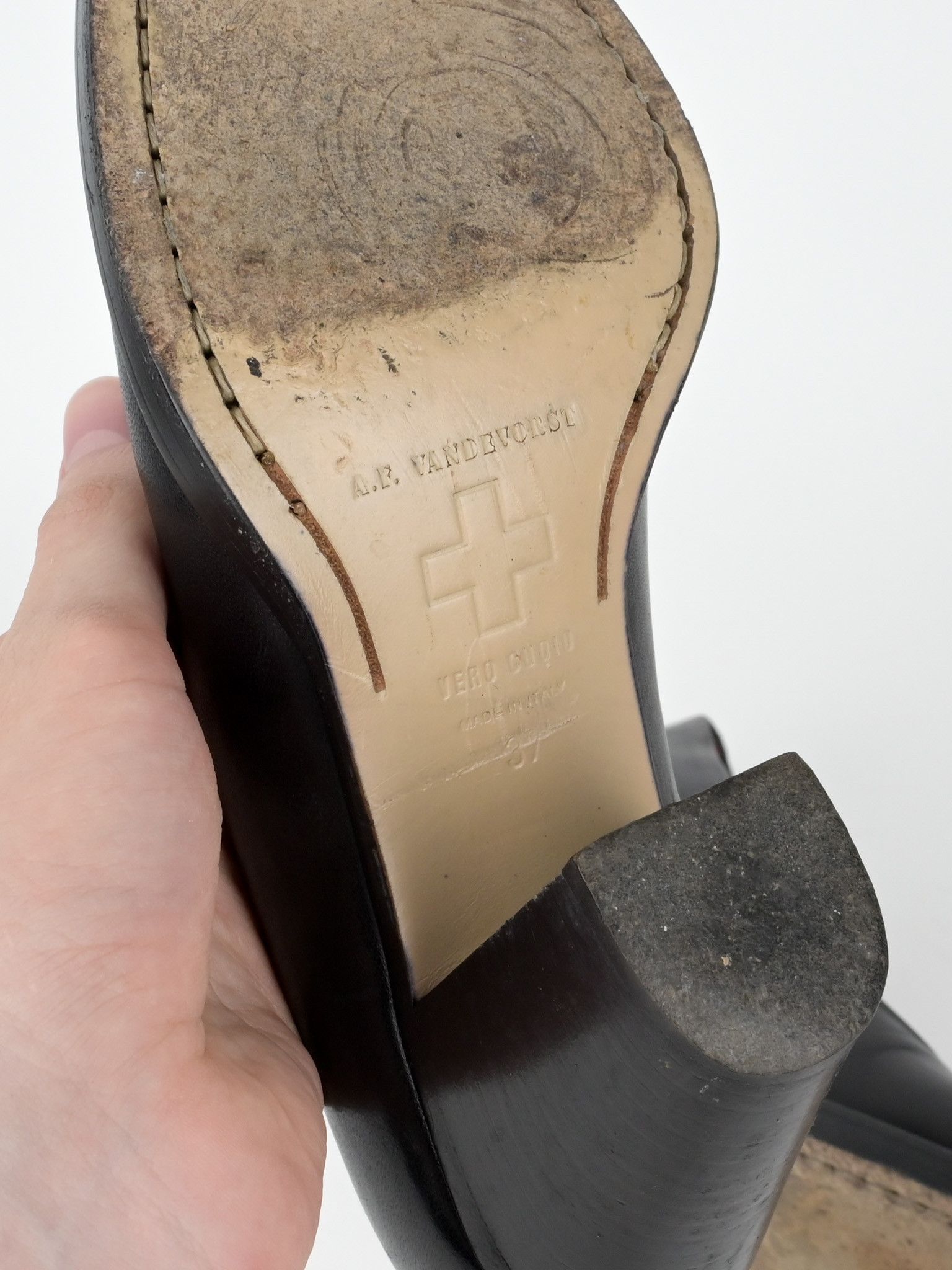 A.F. Vandevorst Leather Pumps Size US 7 / IT 37 - 10 Thumbnail