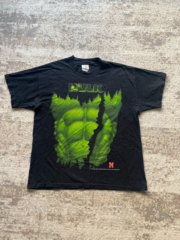 Fruit Of The Loom Fruit of the Loom x Marvel Sz L The HULK 2003 Y2K T-Shirt Size US L / EU 52-54 / 3 - 1 Thumbnail