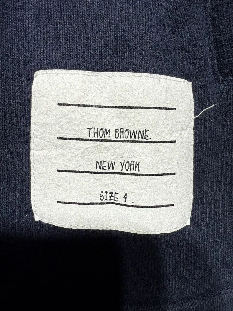 Thom Browne Thom Browne Dark blue zipper jacket 2503-Nextarrow Size US XL / EU 56 / 4 - 3 Thumbnail