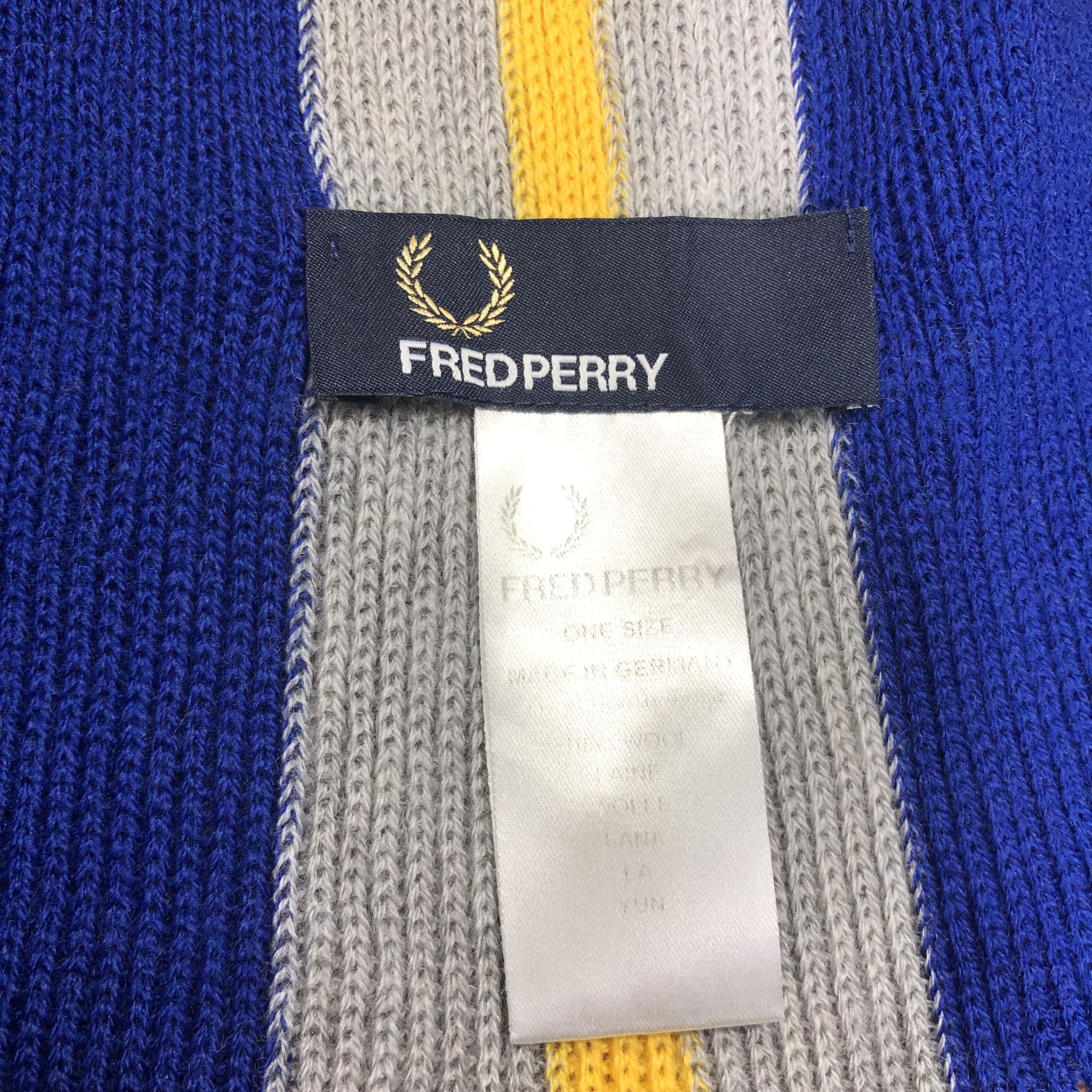 Fred Perry Vintage Fred Perry Scarf Muffler MF314 Size ONE SIZE - 3 Thumbnail