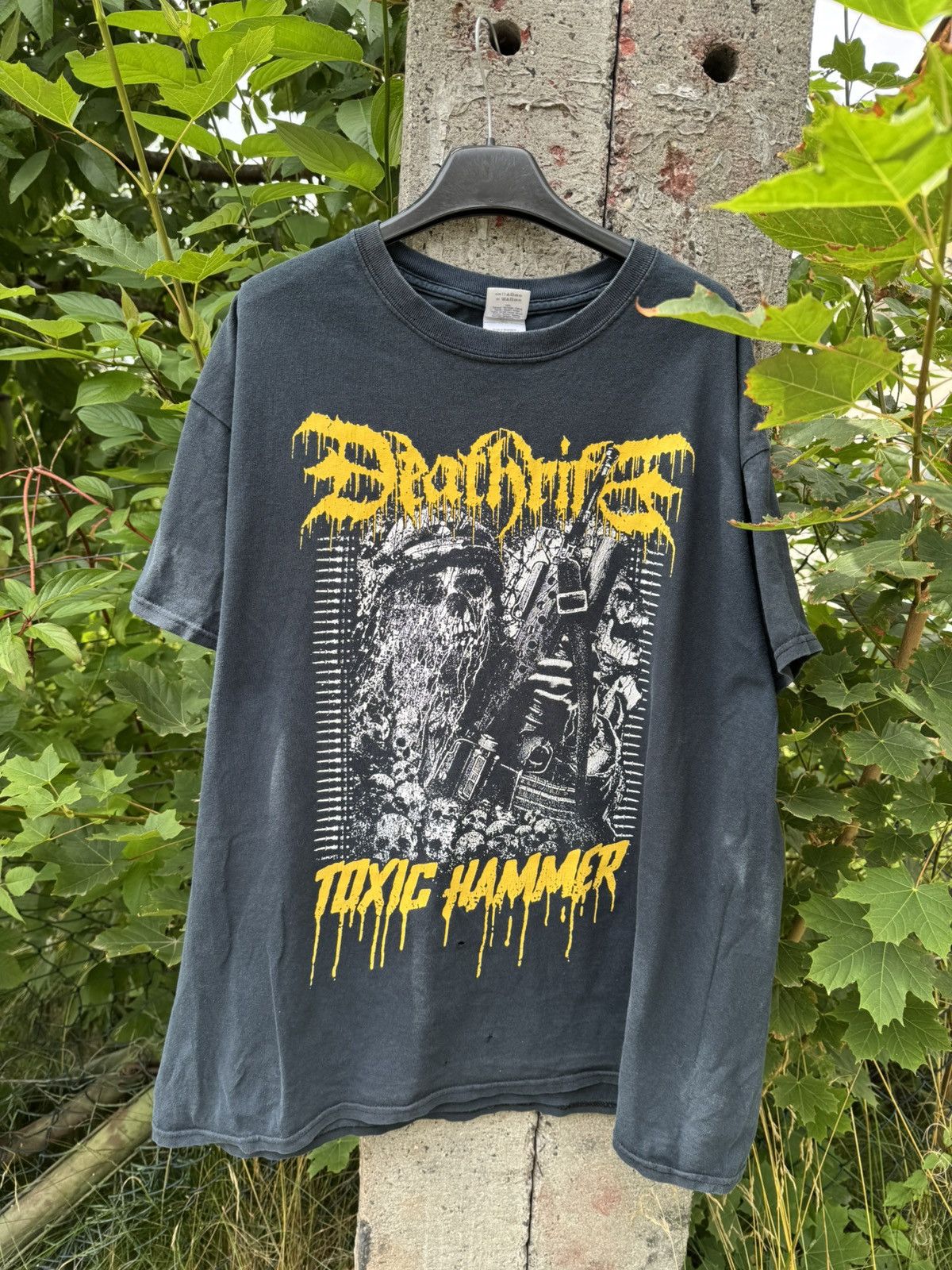 Band Tees Vintage Deathrite Toxic Hammer Thrashed Tee Black Metal Band Size US XL / EU 56 / 4 - 3 Thumbnail
