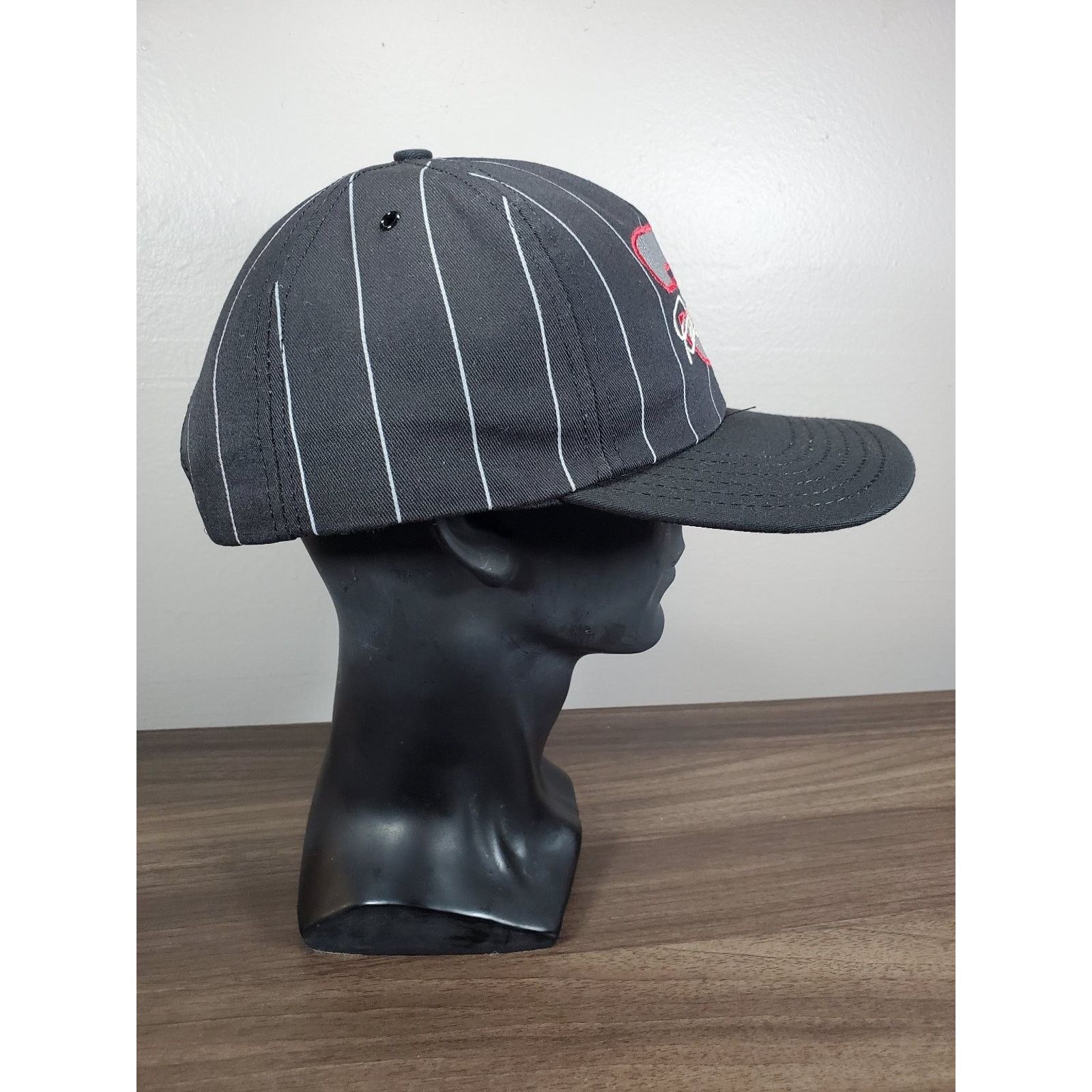 NASCAR × Vintage Dale Earnhardt #3 Pinstripe Hat Snapback Cap Sports Image Size ONE SIZE - 5 Thumbnail