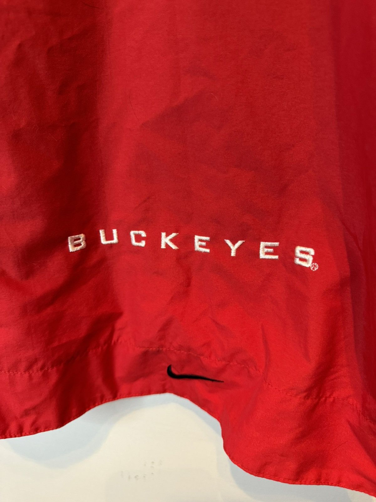 Nike VTG Ohio State Buckeyes Jacket Mens L Red Nike OSU Pullover Size US L / EU 52-54 / 3 - 7 Thumbnail