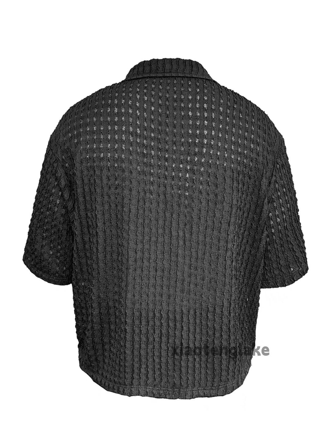 Vintage Unisex washed punk hiphop cargo hollow yuppie shirt Size US L / EU 52-54 / 3 - 3 Thumbnail
