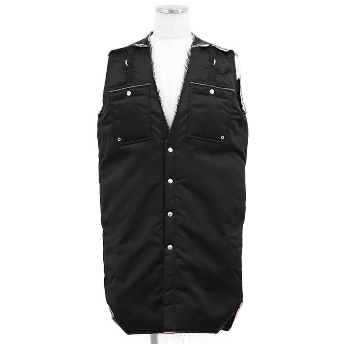 Rick Owens Rick Owens Rick Owens Padded Long Vest Textile Tops DUTY FREE for USA Size ONE SIZE - 1 Thumbnail