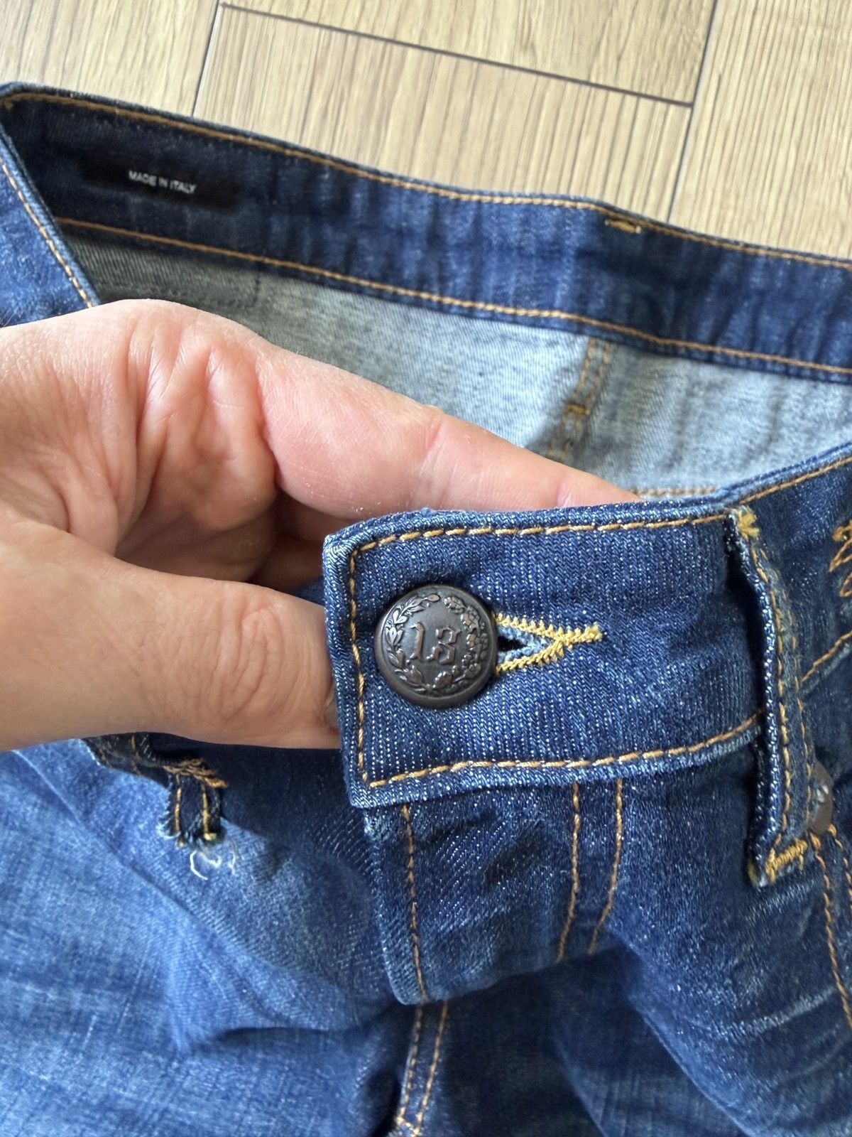 R13 R13 Boy Straight Howell Jeans Size 29" - 7 Thumbnail