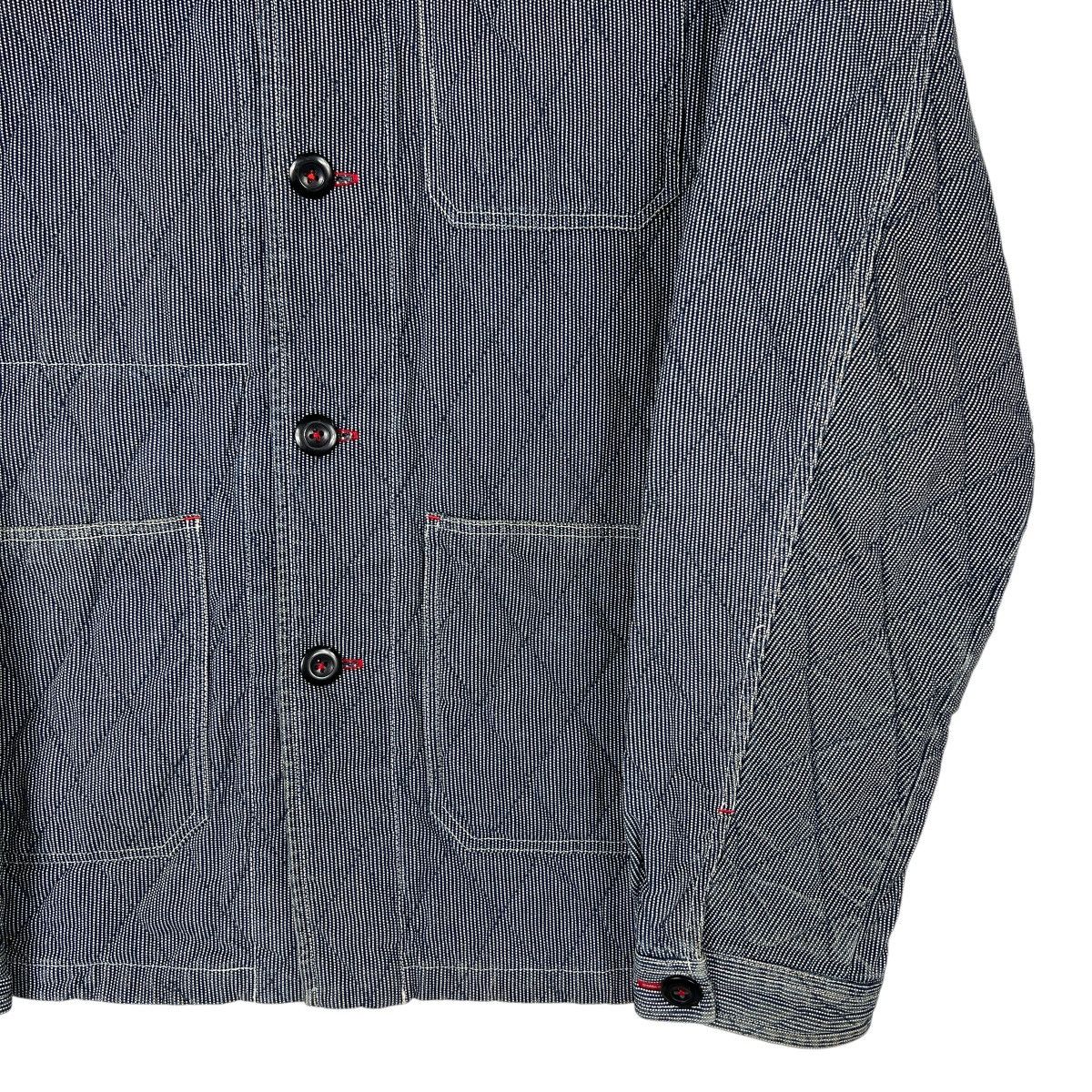 Reason 💥 Reason Hikory Stripe worker Chore Jacket Size US L / EU 52-54 / 3 - 6 Thumbnail