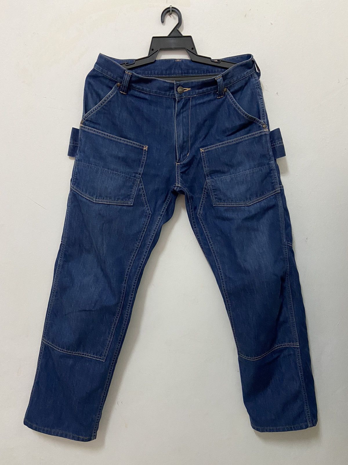 Bape Vintage Windstopper Double Knee Denim Size US 32 / EU 48 - 1 Thumbnail