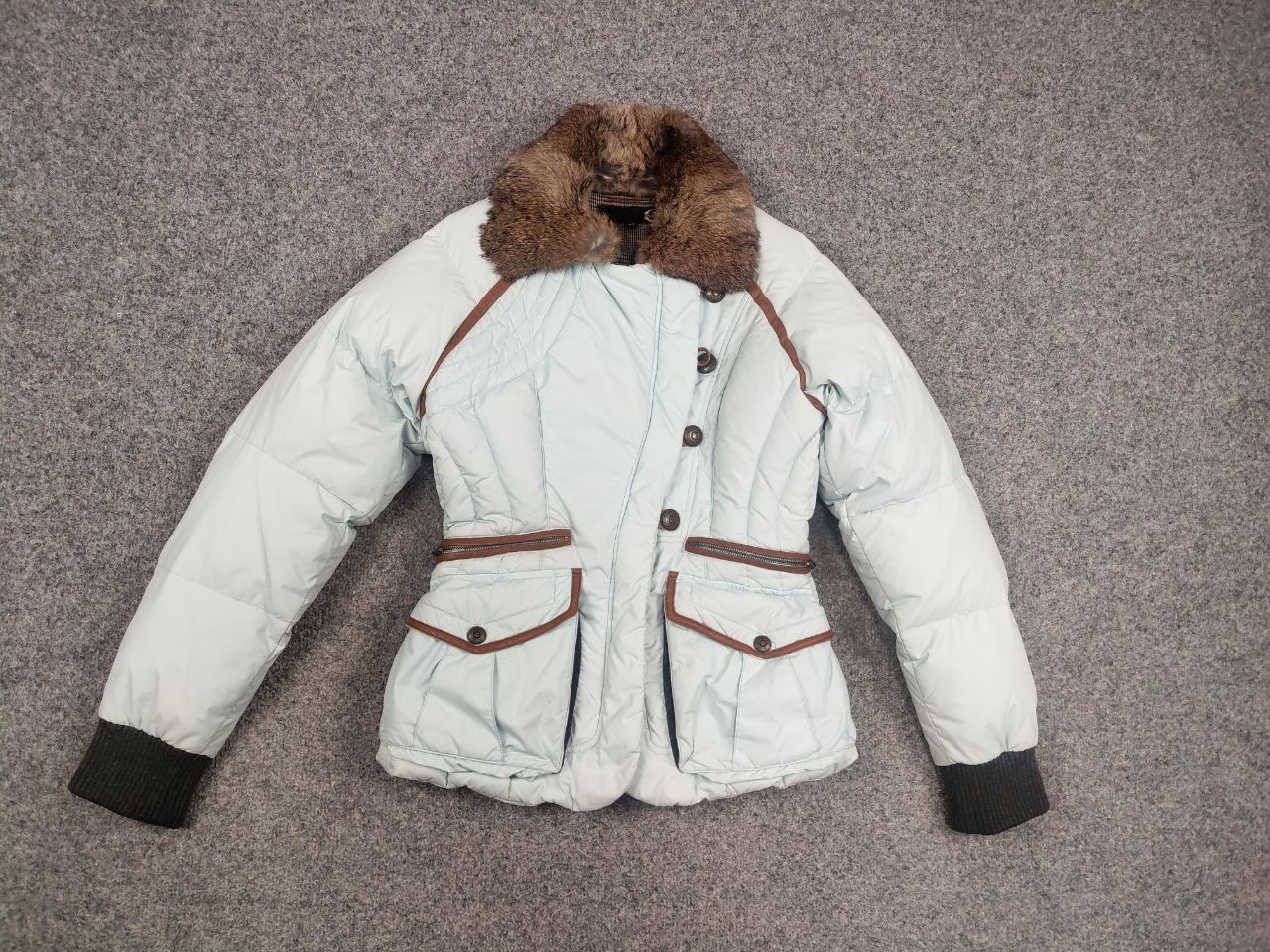 Just Cavalli Roberto Just Cavalli Vtg 90's Asymmetric Zip Fur Down Jacket Size M / US 6-8 / IT 42-44 - 8 Thumbnail