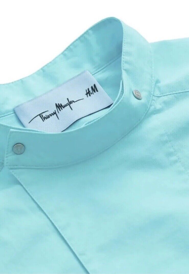 H&M × Mugler × Thierry Mugler Mugler x H&M Double-breasted Poplin Shirt Size М Size US M / EU 48-50 / 2 - 3 Thumbnail