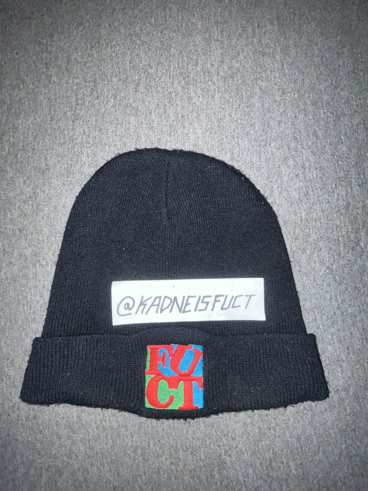 FUCT × Fuck The Population Fuct Toy logo beanie Size ONE SIZE - 1 Preview
