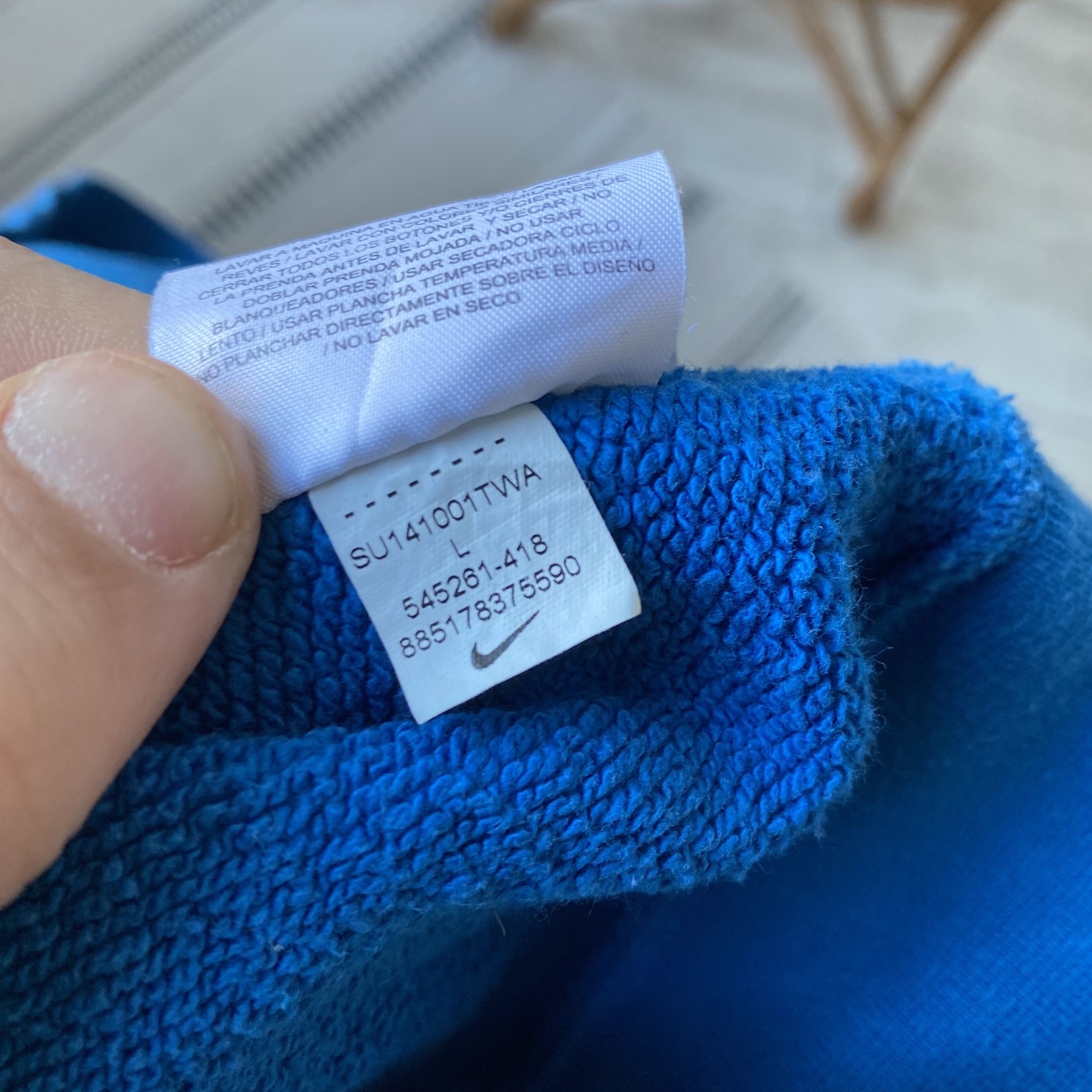 Nike 💙 Y2K Nike Zip up Hoodie spell out tech fleece style Size US L / EU 52-54 / 3 - 9 Thumbnail