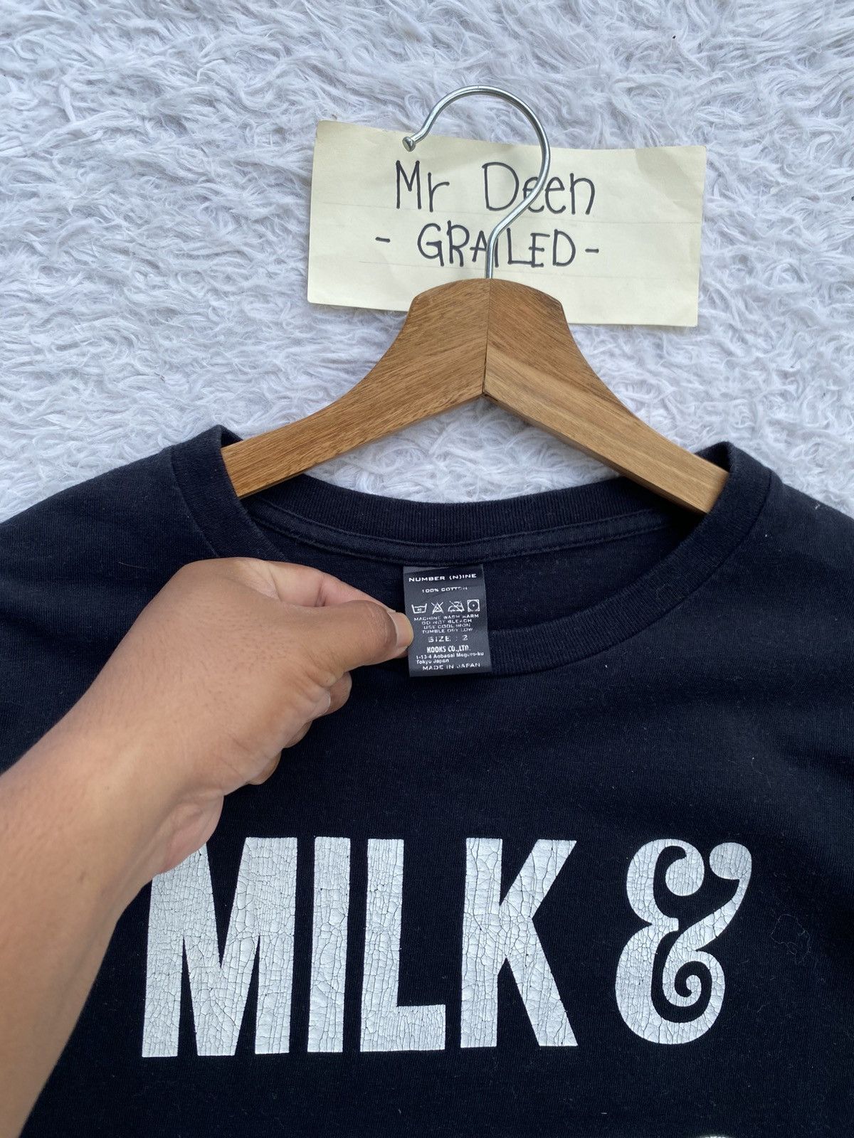 Number (N)ine Rare Number Nine Milk & Cookies Tshirt Size US S / EU 44-46 / 1 - 8 Thumbnail