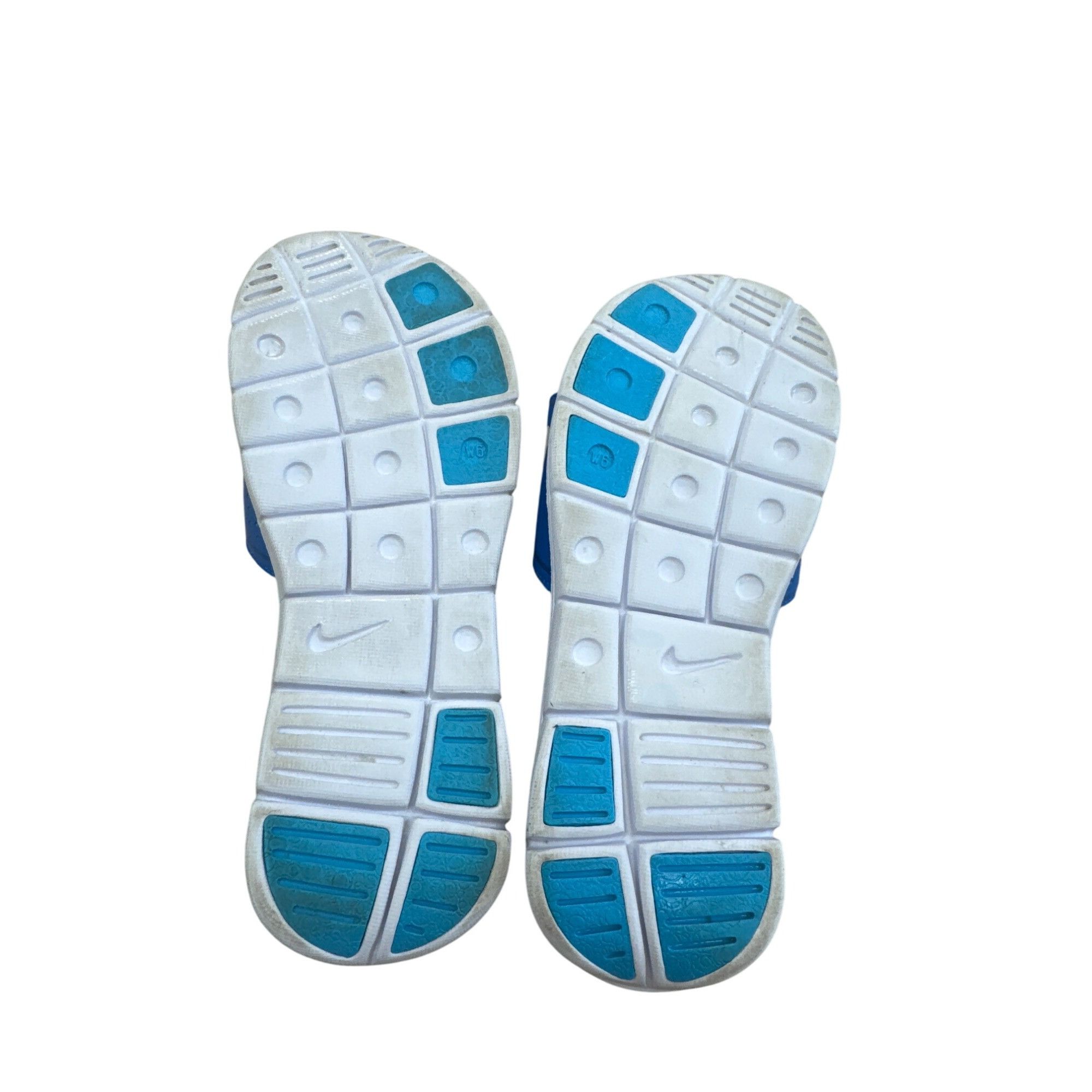 Nike Nike Womens Blue/Green Slide-On Sandals Shoes Size 6 SKU 828 Size US 6 / IT 36 - 8 Thumbnail