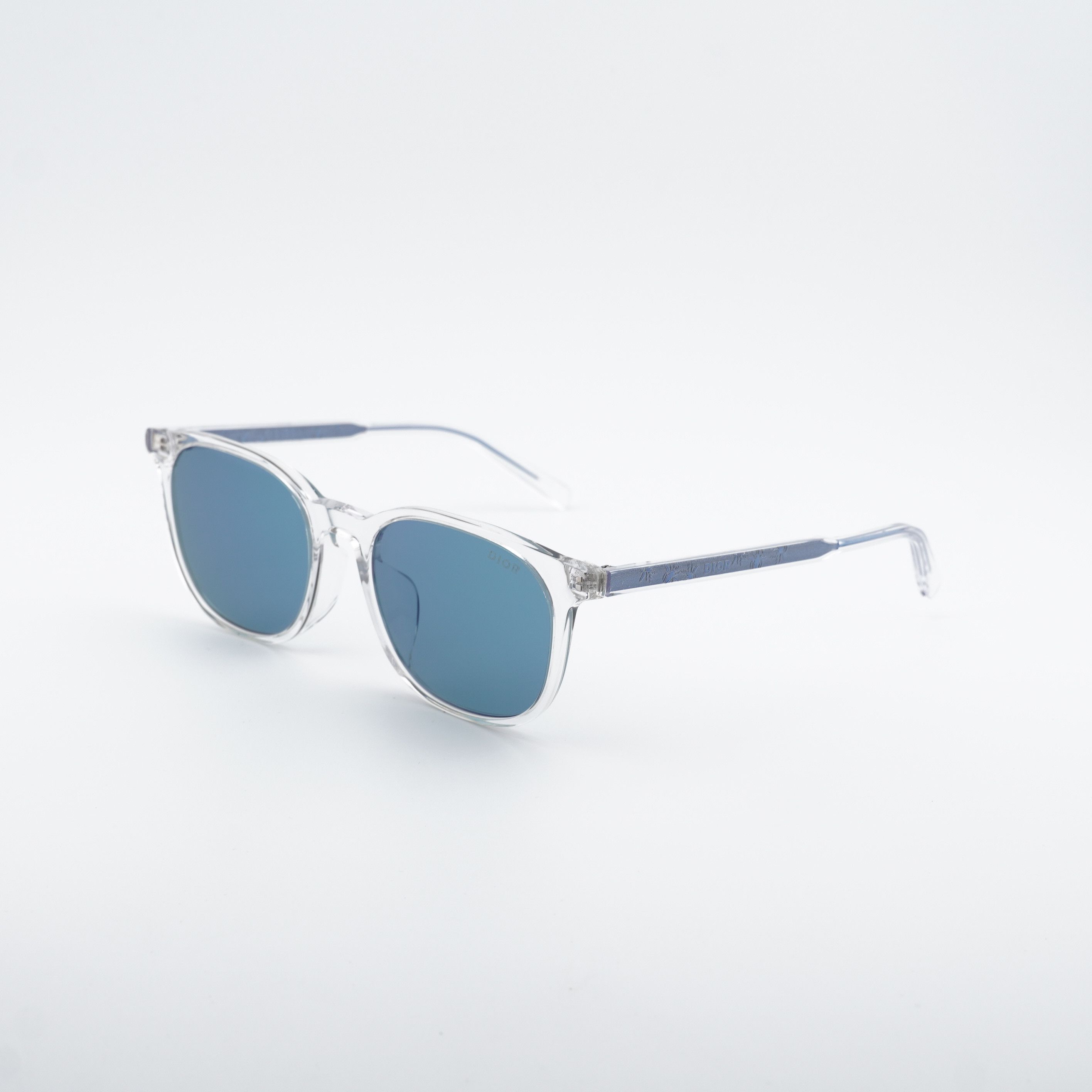 Dior Dior INDIOR S1F 85B7 Sunglasses Transparent Square Frame Size ONE SIZE - 1 Thumbnail