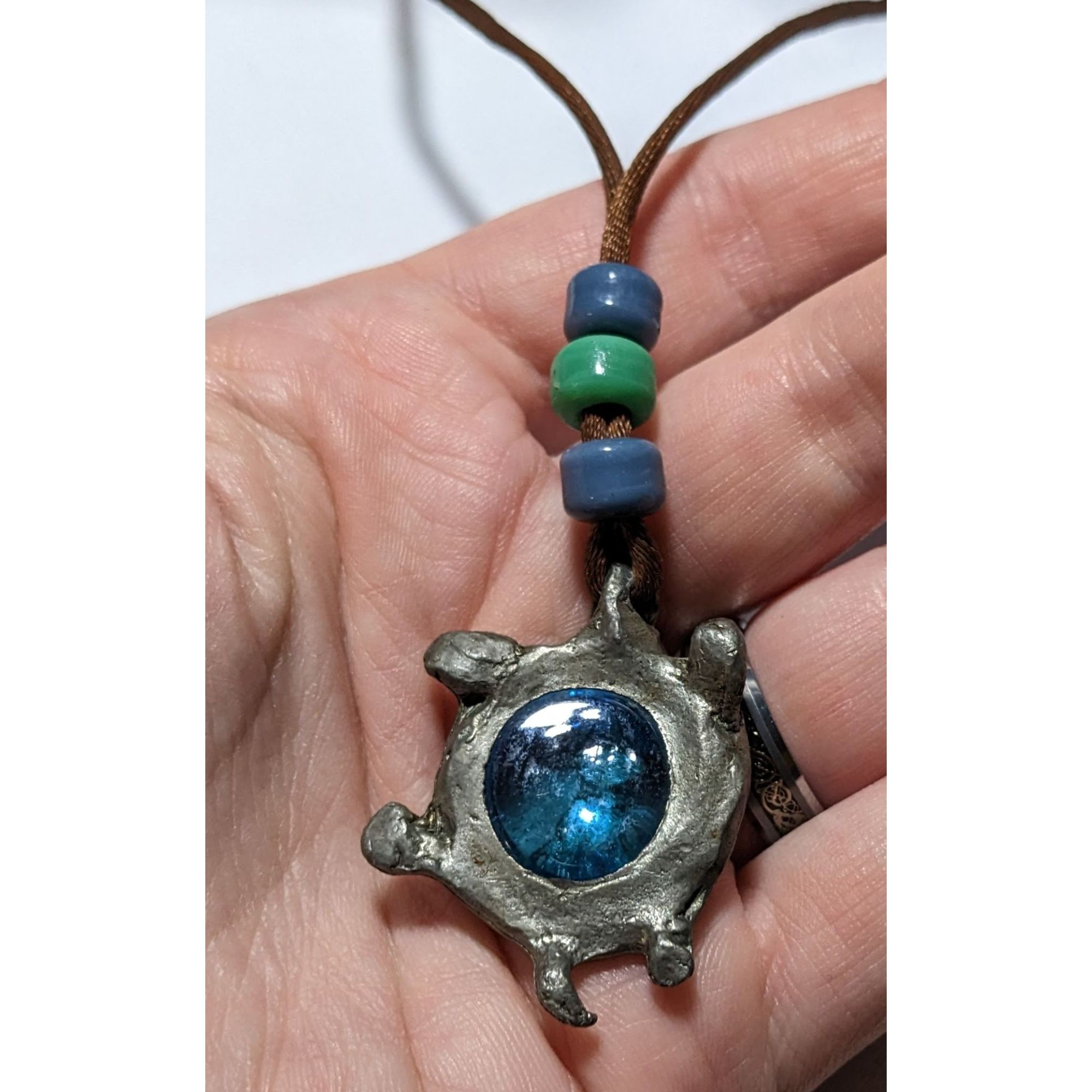 Other Blue Glass Turtle Necklace Size ONE SIZE - 8 Thumbnail