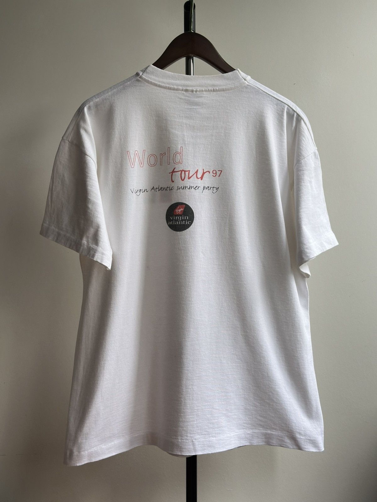 Band Tees Vintage 1997 Virgin Atlantic Summer Party World Tour Tee Size US XL / EU 56 / 4 - 2 Thumbnail