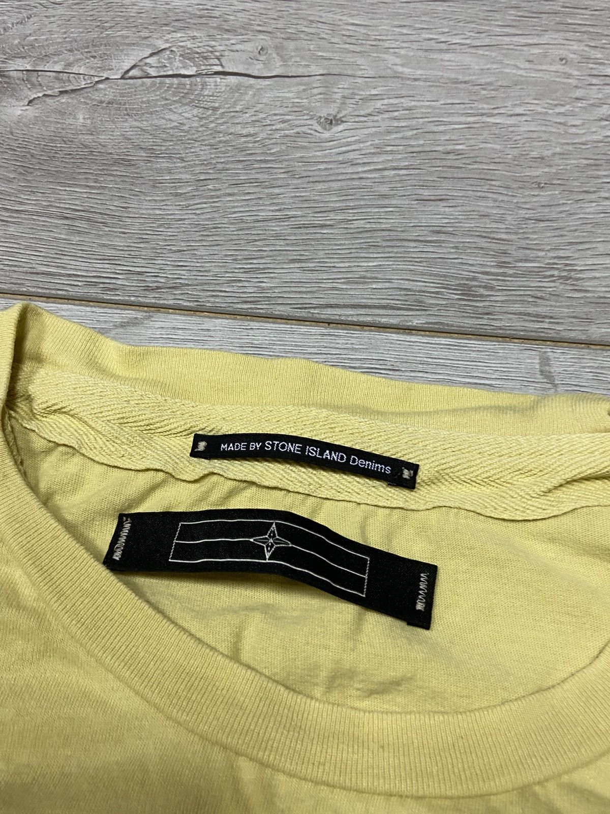 Vintage Stone Island denims vintage compass logo t-shirt Size US L / EU 52-54 / 3 - 6 Thumbnail