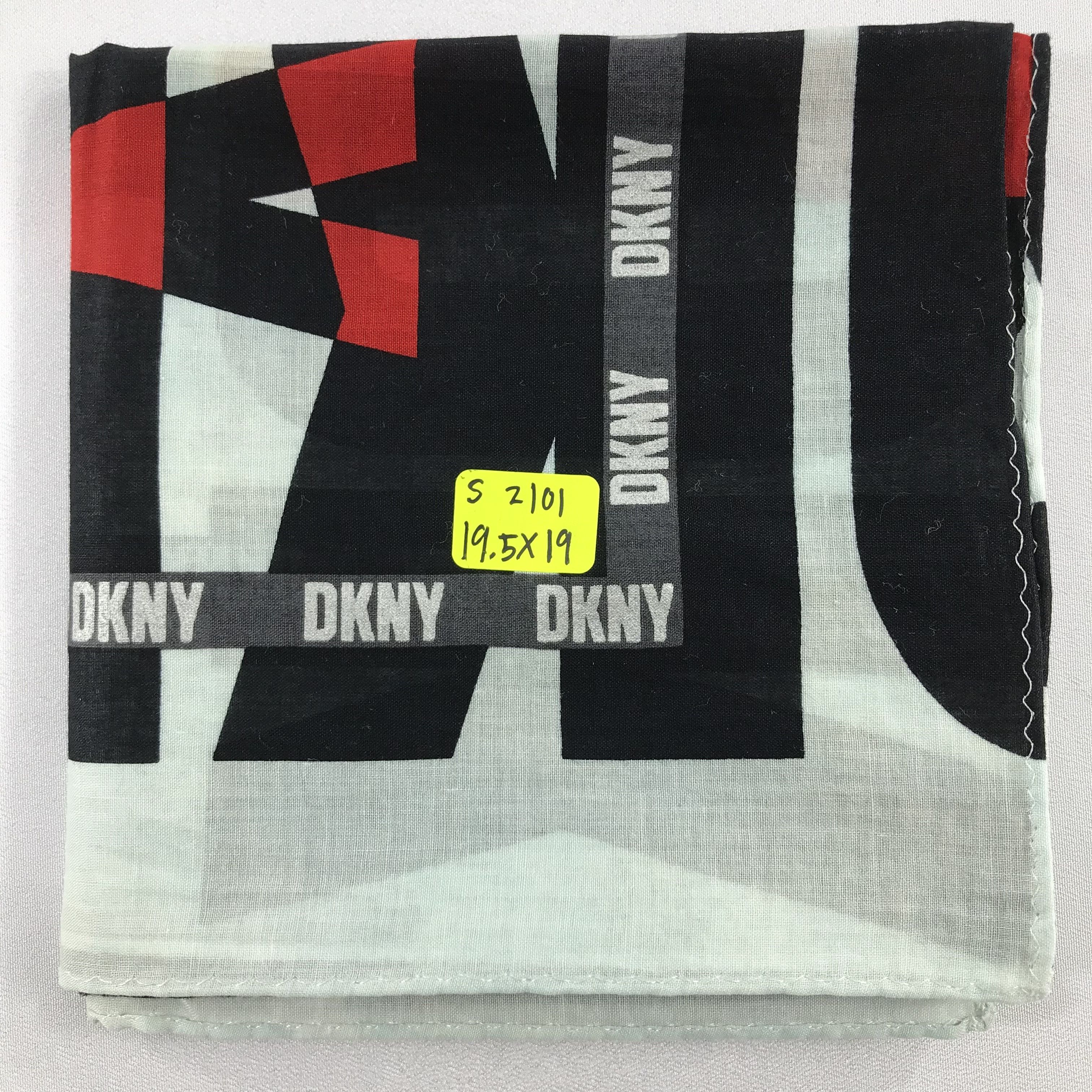 DKNY × Vintage DKNY Bandana / Handkerchief / Neckerchief - S2101 Size ONE SIZE - 5 Thumbnail