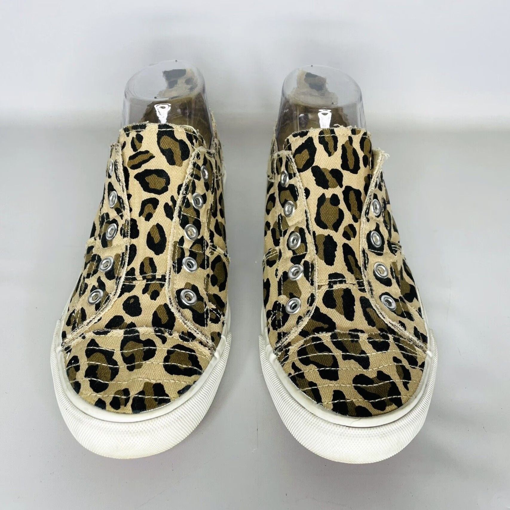 Vintage Corky’s Babalu Leopard Print Slip On Fashion Sneakers Women’s 9 Canvas - Leopard - Casual Travel - Slip On - Womens Size US 9 / IT 39 - 2 Thumbnail