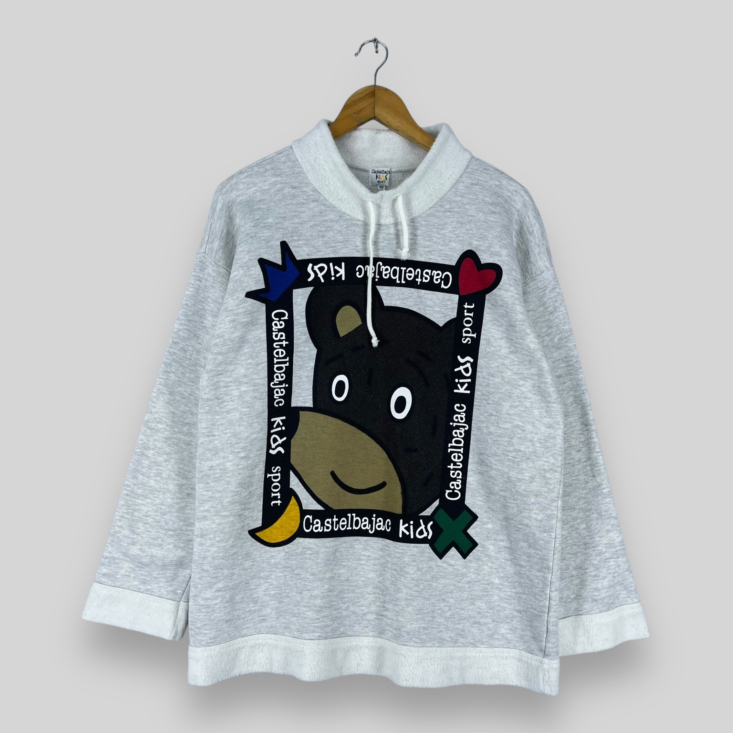 Jean Charles De Castelbajac Vintage 90s JC CASTELBAJAC Pop Art Bear Printed Sweater Size US M / EU 48-50 / 2 - 1 Thumbnail
