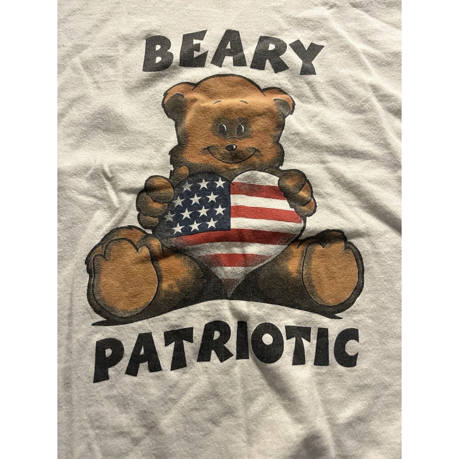 Hanes Vintage “Beary Patriotic” T-Shirt – Size XL Size US XL / EU 56 / 4 - 3 Thumbnail