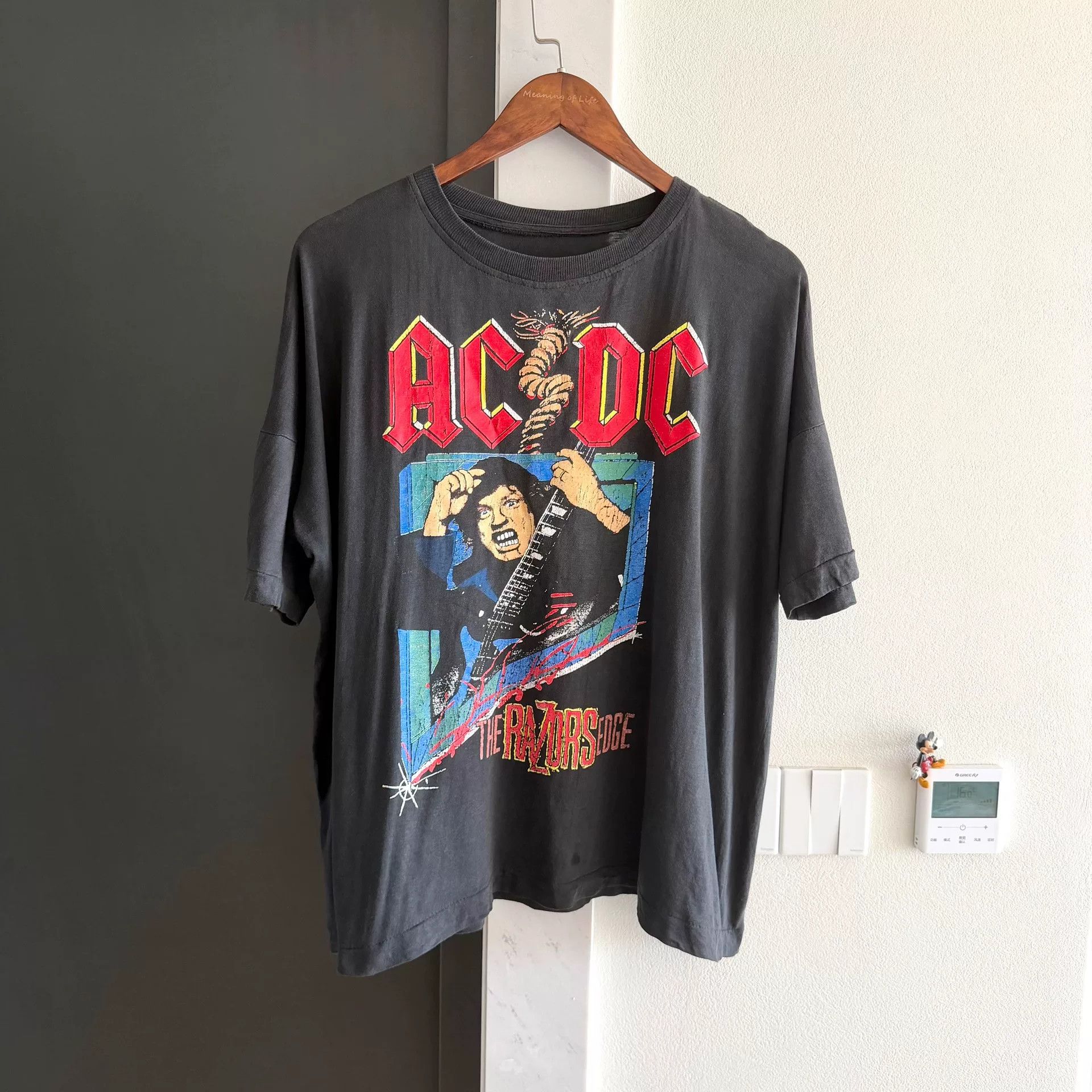Vintage Vintage 90s ACDC Band Tee Size US M / EU 48-50 / 2 - 1 Thumbnail