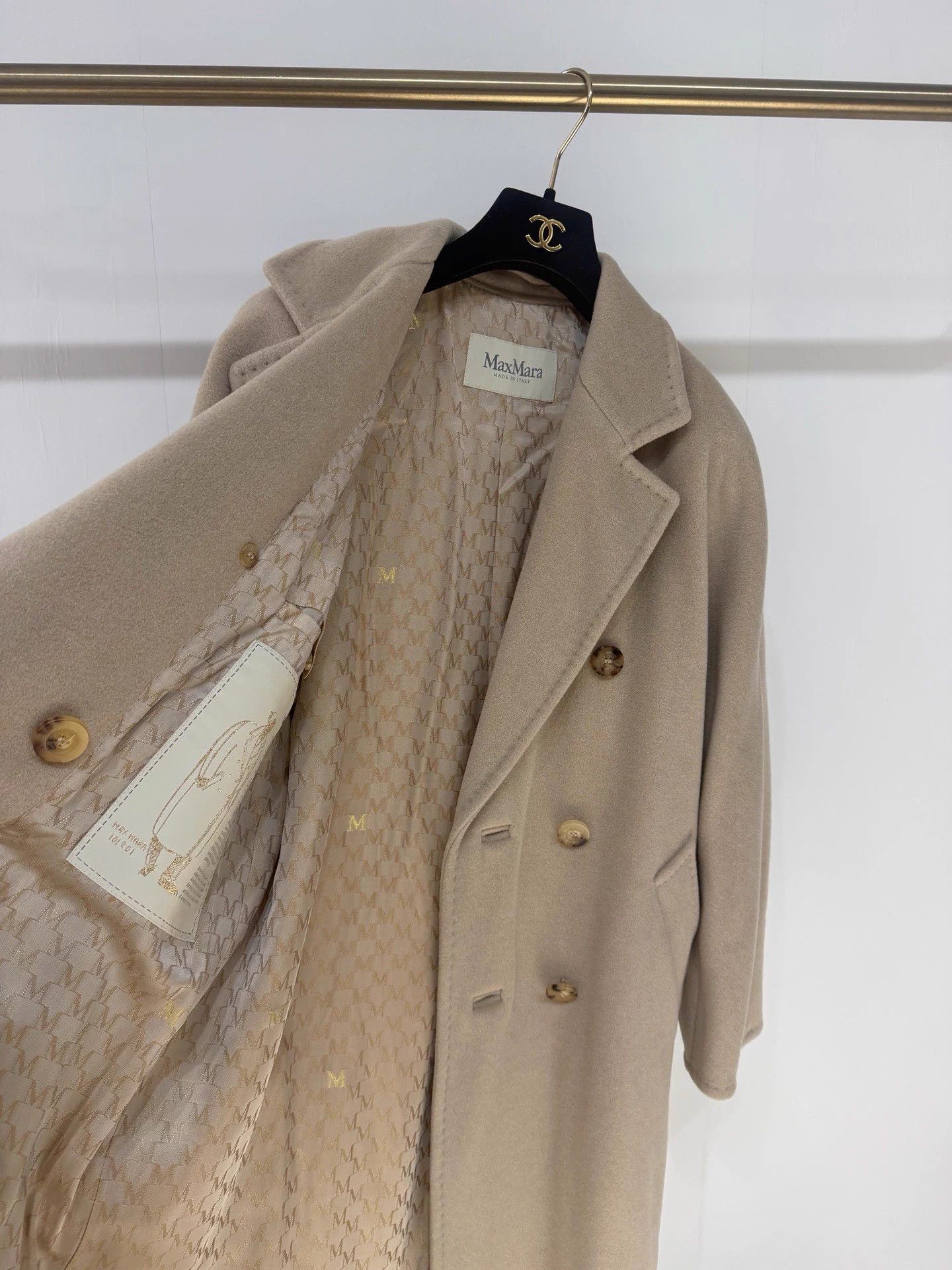 Max Mara Maxmara 101801 Classic Sand Trench Coat FR34 Size XS / US 0-2 / IT 36-38 - 3 Thumbnail