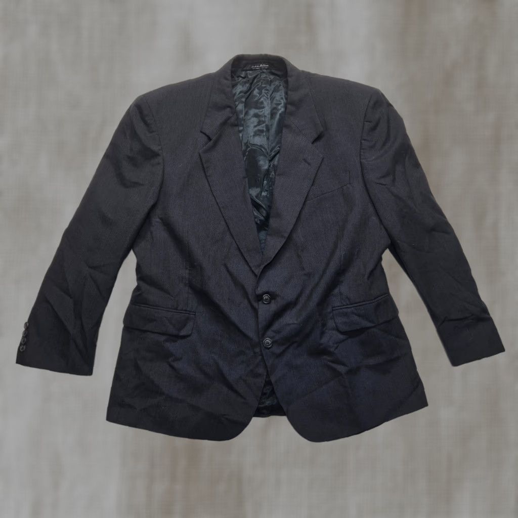 Vintage VINTAGE Kilburne and Finch Blazer Jacket Coat Black 2 Button Adult Men's Size 46R Size 46R - 1 Thumbnail
