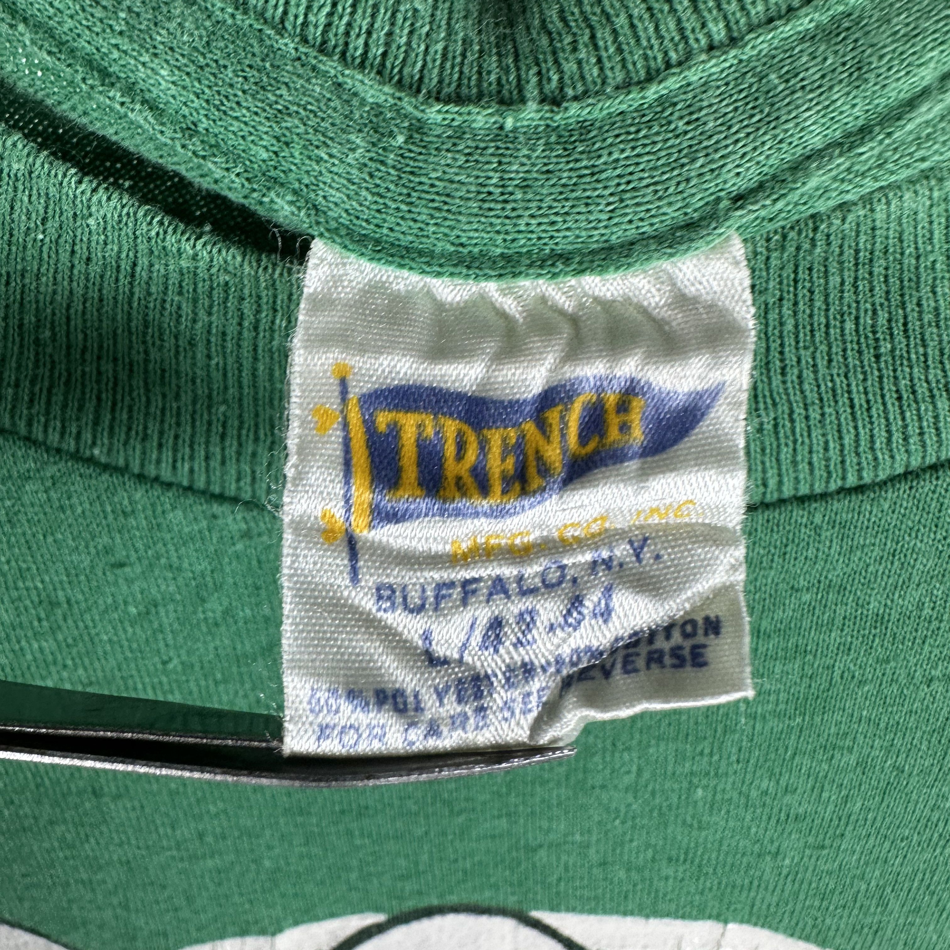 Vintage ​​​​Vintage 80s Boston Celtics Basketball NBA Logo T-shirt Size US L / EU 52-54 / 3 - 3 Thumbnail