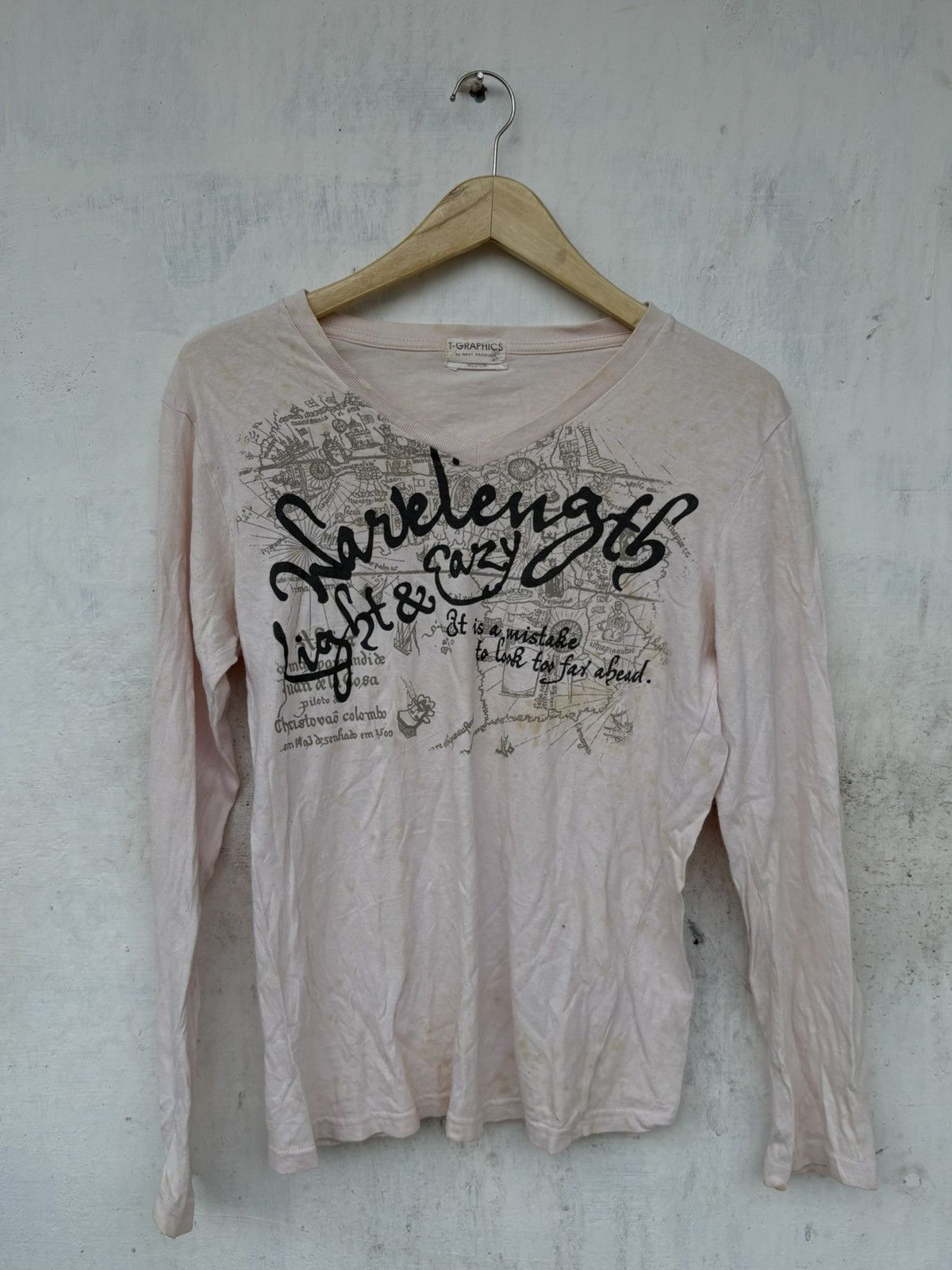 Japanese Brand T-Graphics Poem Japanese Brand Longsleeve Size US M / EU 48-50 / 2 - 1 Thumbnail