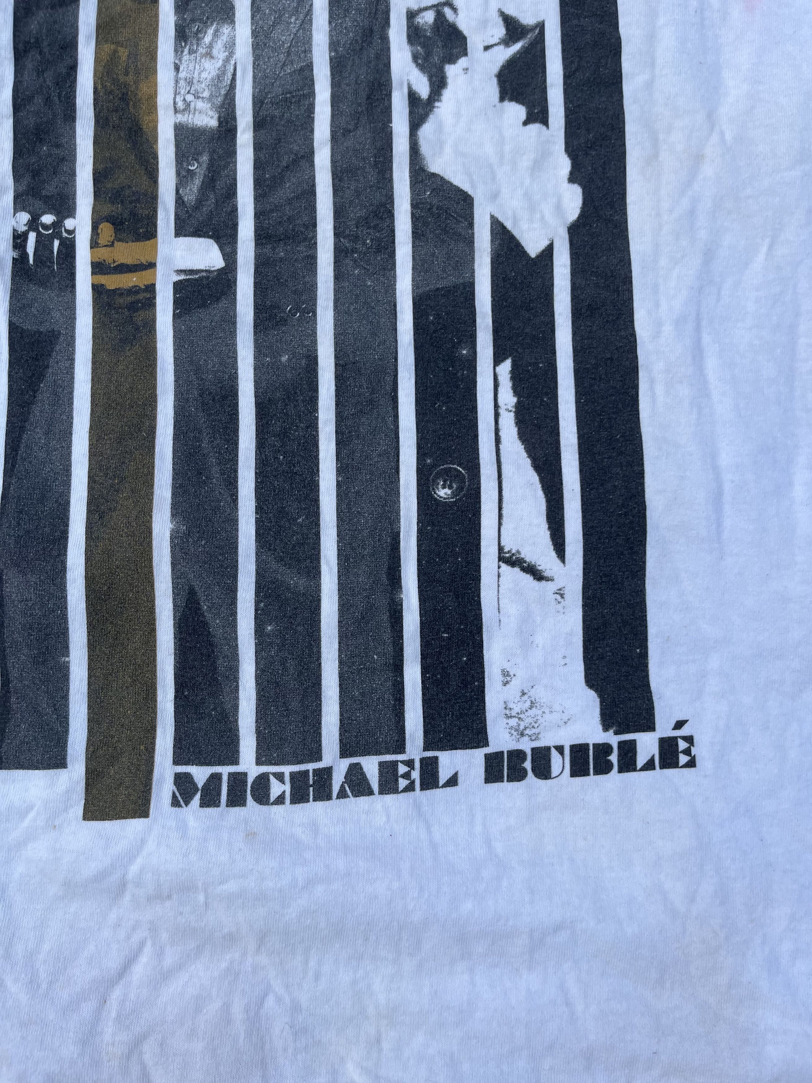 Band Tees × Vintage Vintage 00s Michael Buble Band Music Streetwear Fashion Size US XXL / EU 58 / 5 - 6 Thumbnail