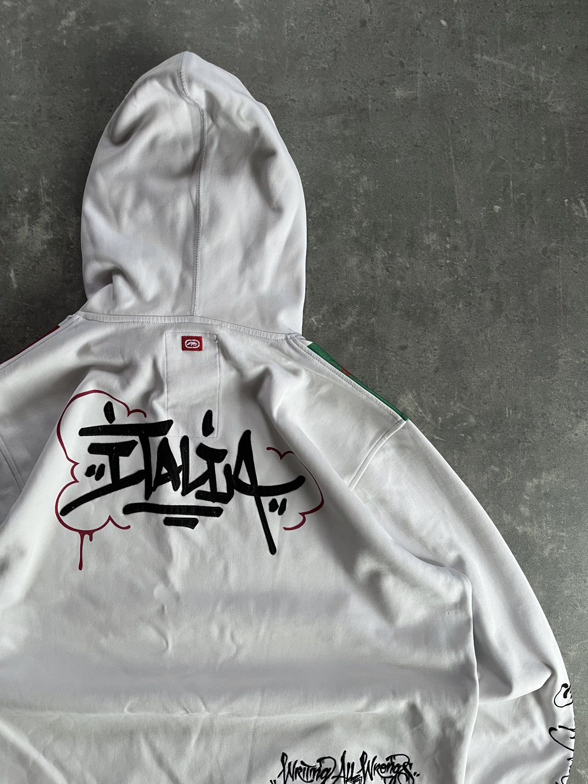 Ecko Unltd. Ecko Unltd. Italia AOP Printed Baggy Hoodie XXL Rare Size US XXL / EU 58 / 5 - 13 Thumbnail