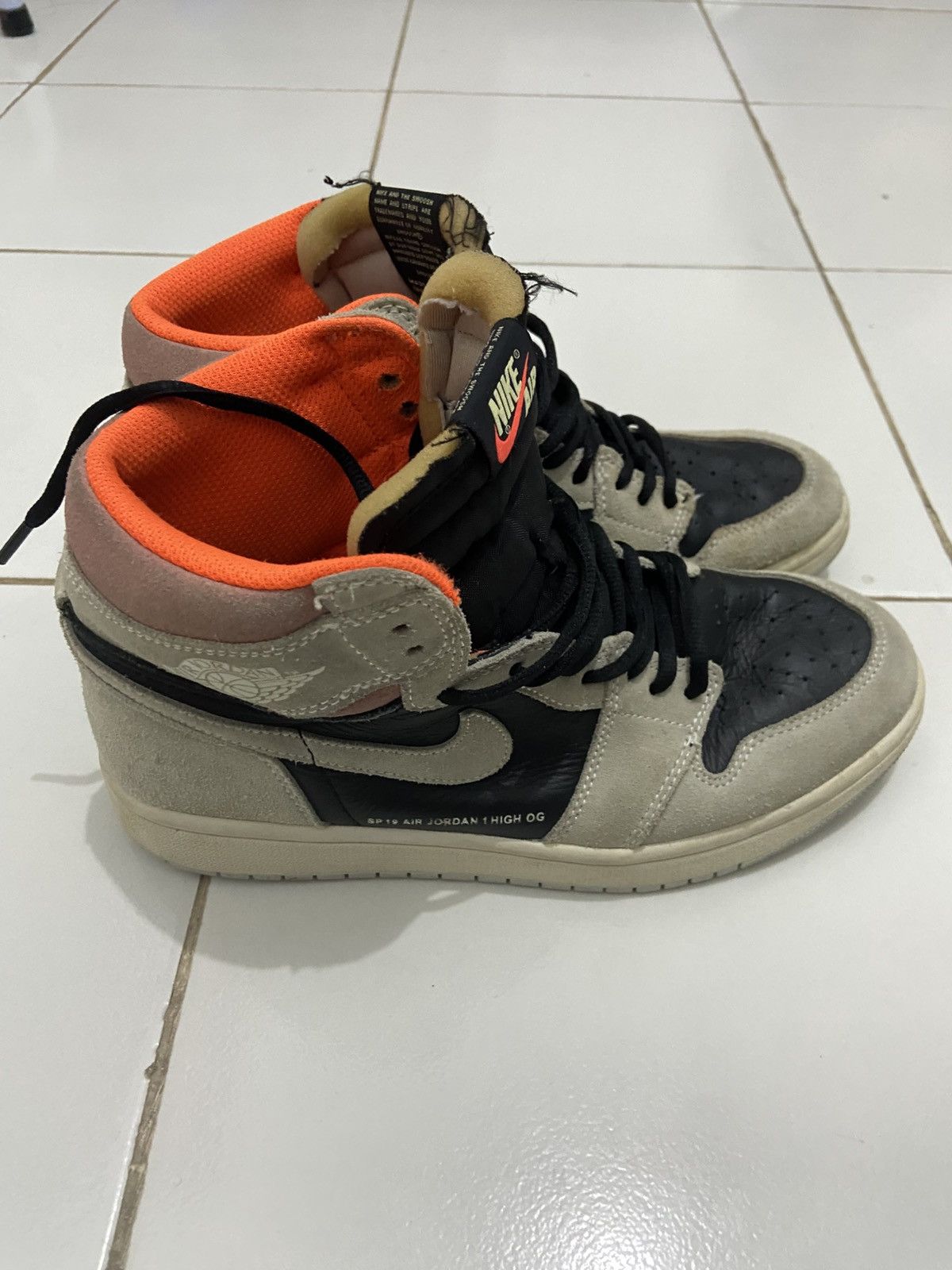 Nike Nike Air Jordan Sp 19 AIR JORDAN High OG Size US 9 / EU 42 - 2 Thumbnail