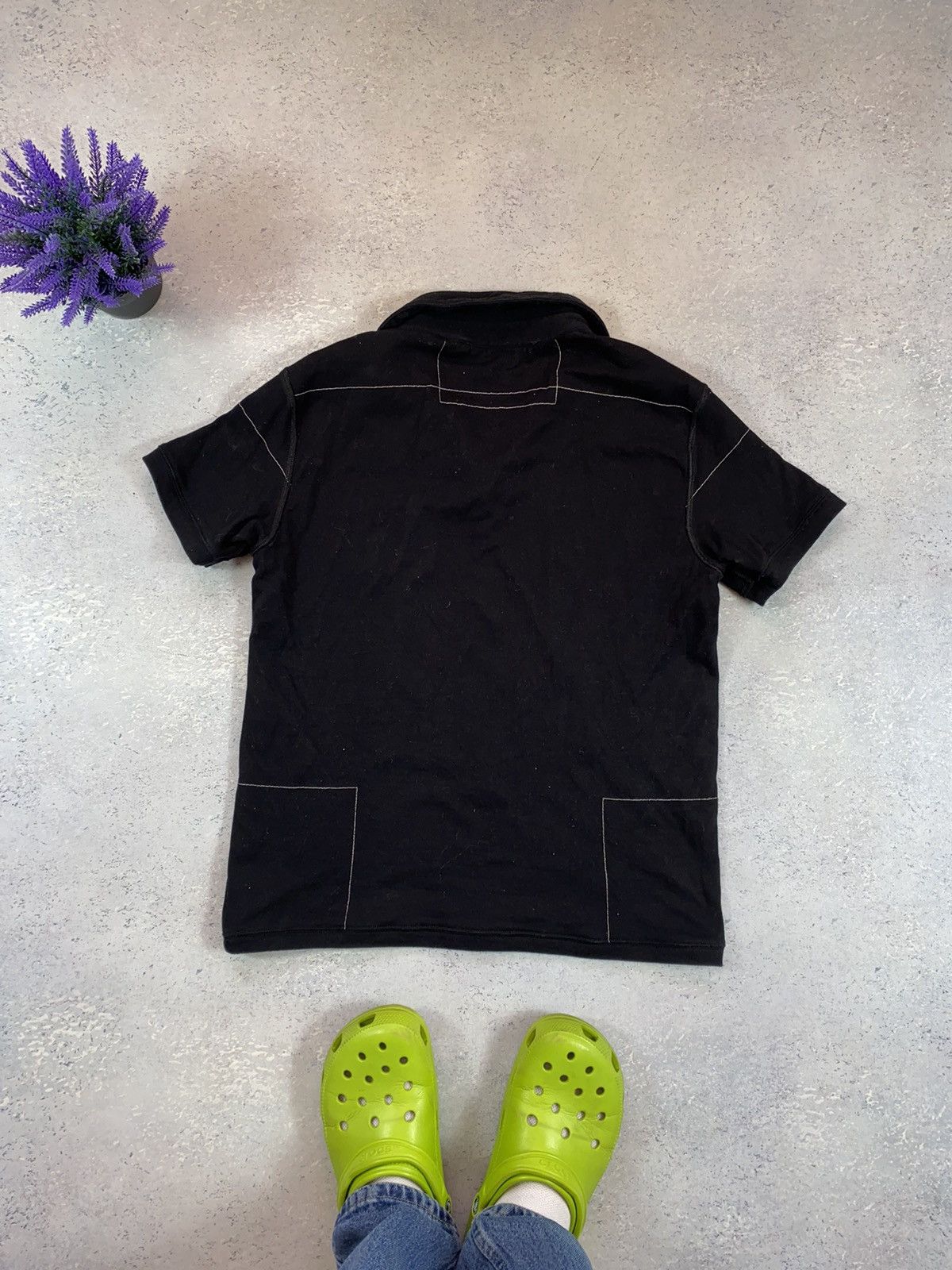 Armani Exchange Armani Exchange Men’s Black Polo Shirt Size Medium Size US M / EU 48-50 / 2 - 3 Thumbnail