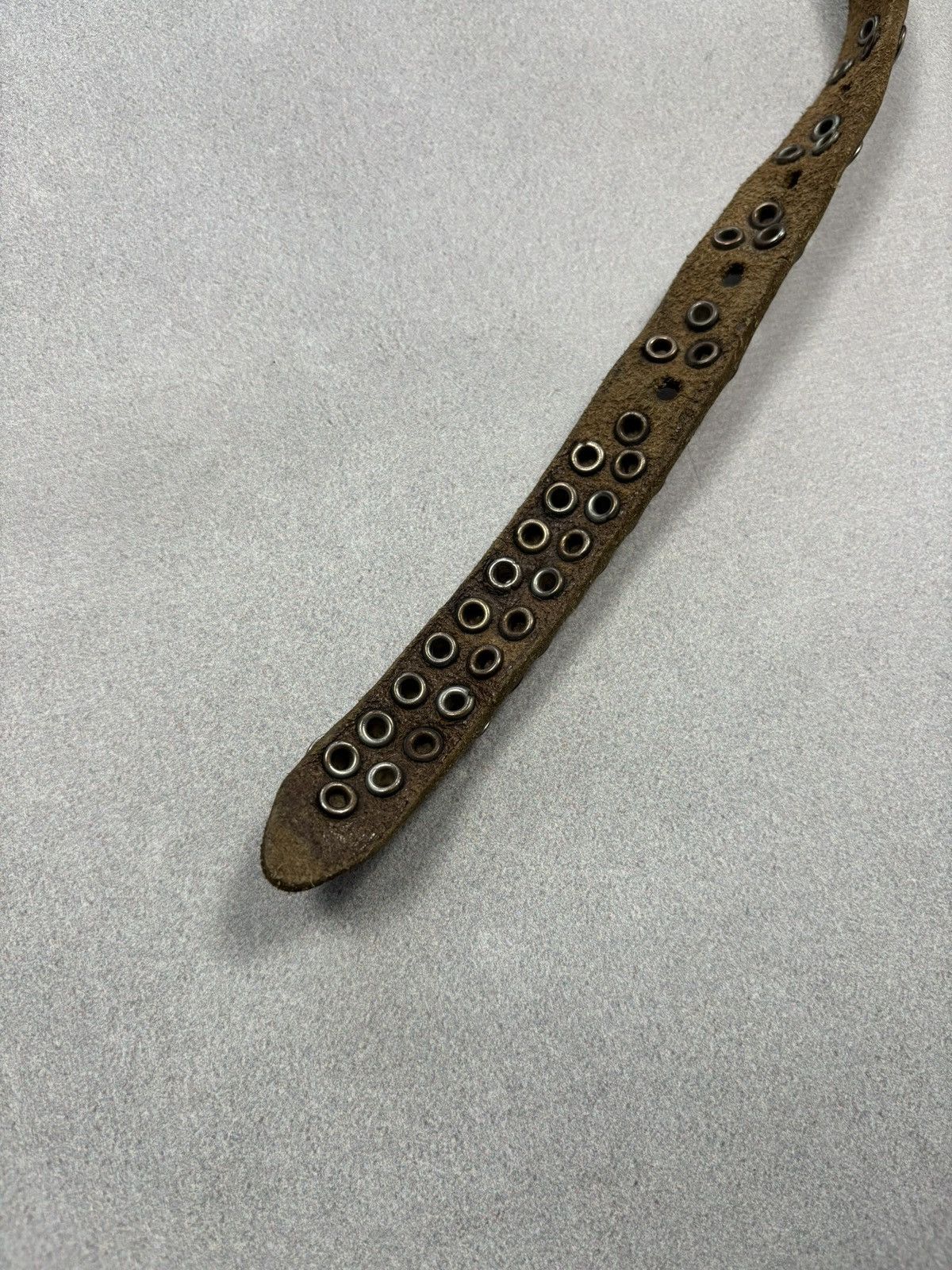 Vintage Vintage Leather Belt Style Metal Parts Rhinestones Style Wit Size ONE SIZE - 10 Thumbnail