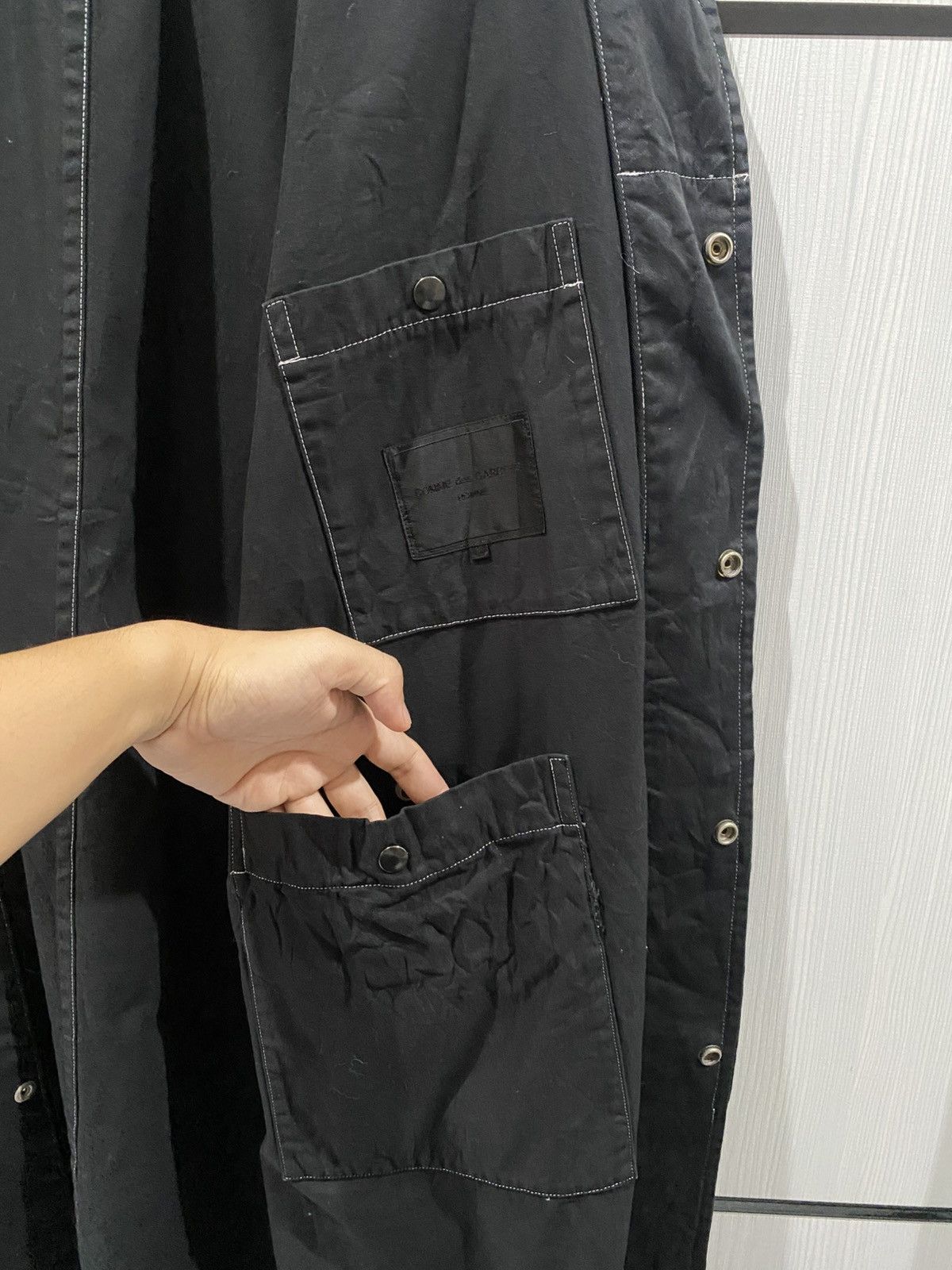 Comme des Garcons Vintage Comme des Garcons Oversized Coated Coat Long Jacket Size US M / EU 48-50 / 2 - 10 Thumbnail