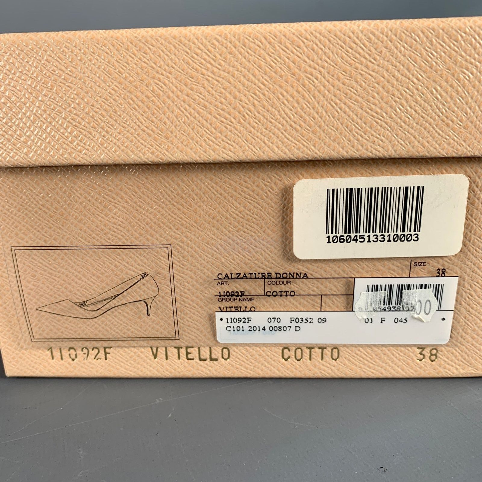 Prada PRADA Size 8 Red Leather Kitten Heel Pointed Toe Pumps Size US 8 / IT 38 - 11 Thumbnail