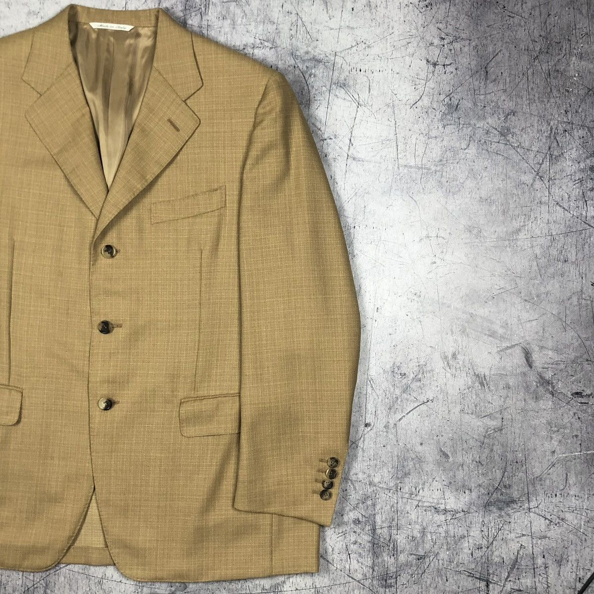 Canali Vintage Canali Haffke Pure Wool Italy Blazer sport coat og Size 50R - 8 Thumbnail