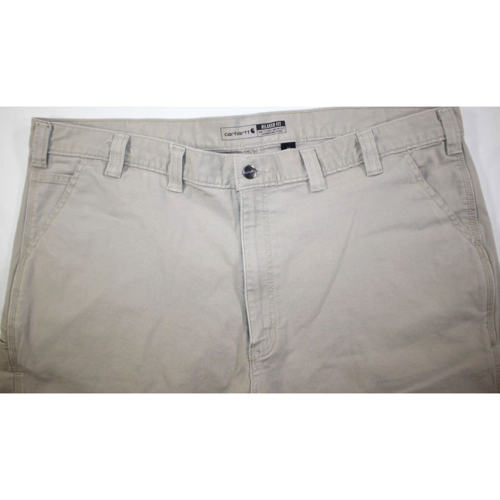 Carhartt Carhartt Shorts Mens 46 Rugged Flex Canvas Work Relaxed Fit 102514 Beige Size US 30 / EU 46 - 2 Thumbnail