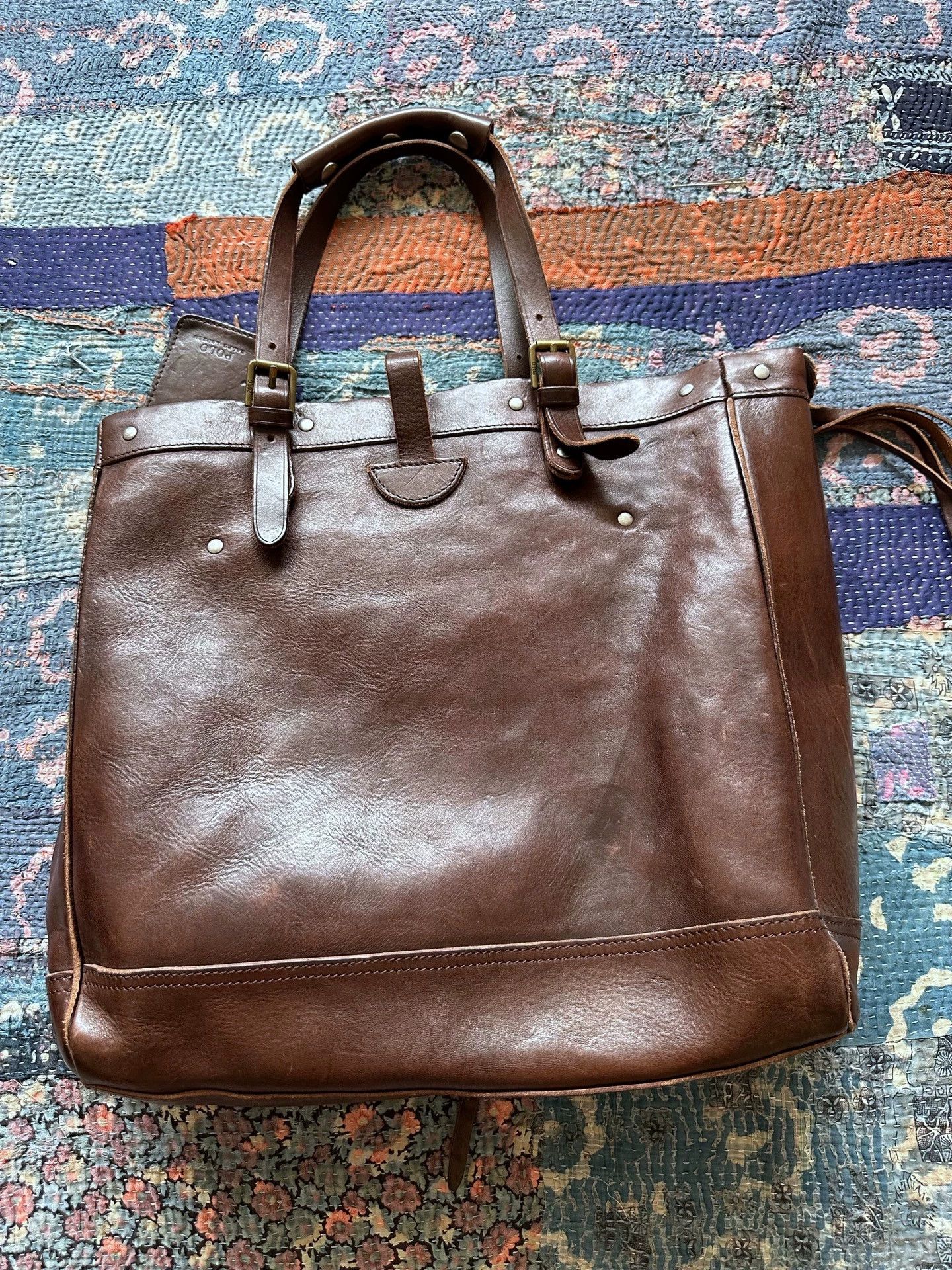 Polo Ralph Lauren Polo Ralph Lauren RRL Rivet Tote Handbag Size ONE SIZE - 2 Thumbnail