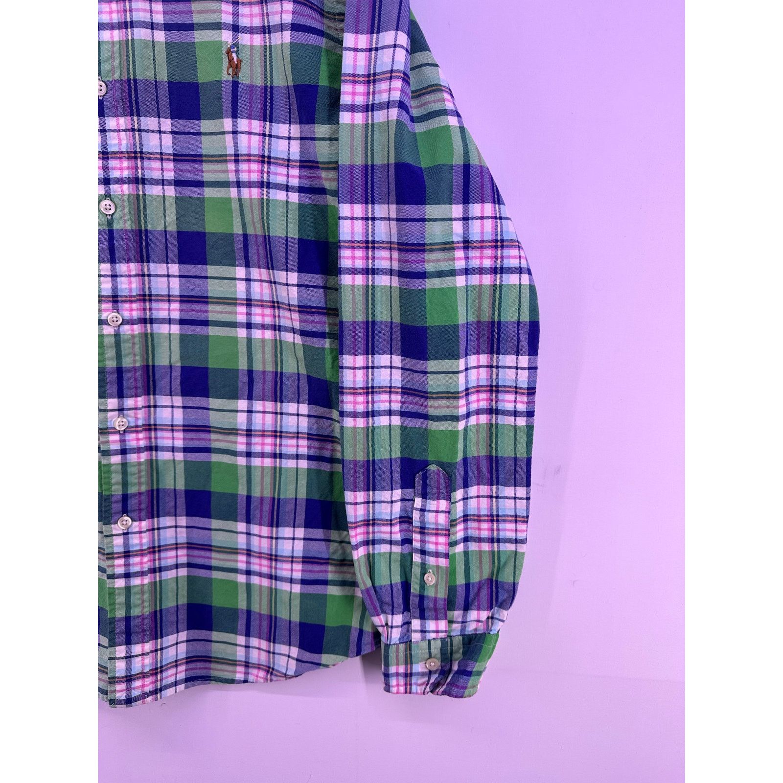 Ralph Lauren Ralph Lauren Slim Fit Plaid Longsleeve Shirt Size Large Size US L / EU 52-54 / 3 - 4 Thumbnail